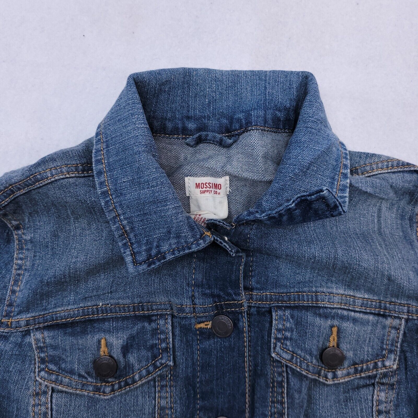 Mossimo Mossimo Casual Button Up Denim Jean Jacket Women Size M Blue Size M / US 6-8 / IT 42-44 - 1 Thumbnail