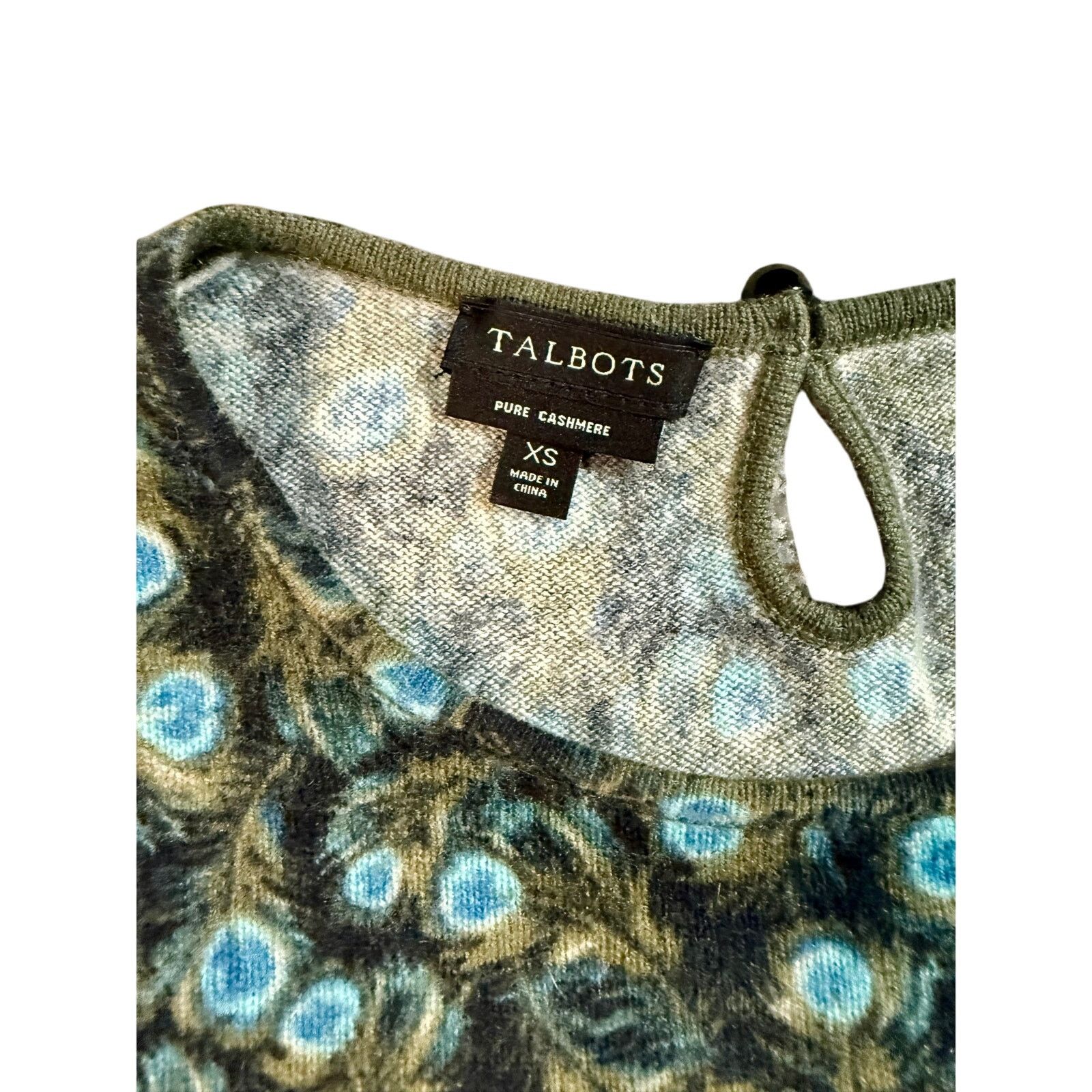 Other Talbots Peacock Crewneck Cashmere Sweater Womens Size XS Size XS / US 0-2 / IT 36-38 - 9 Thumbnail