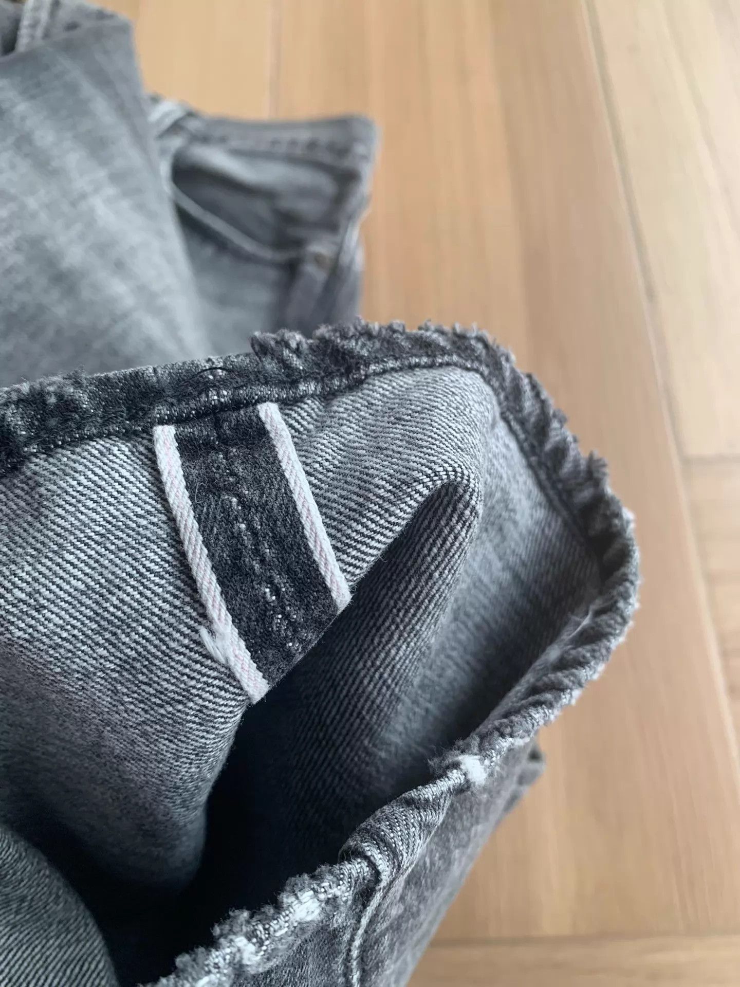 Full Count & Co. FULLCOUNT 1108BK Washed-Black Slim-Straight 13.7oz Jean Size US 35 - 7 Thumbnail