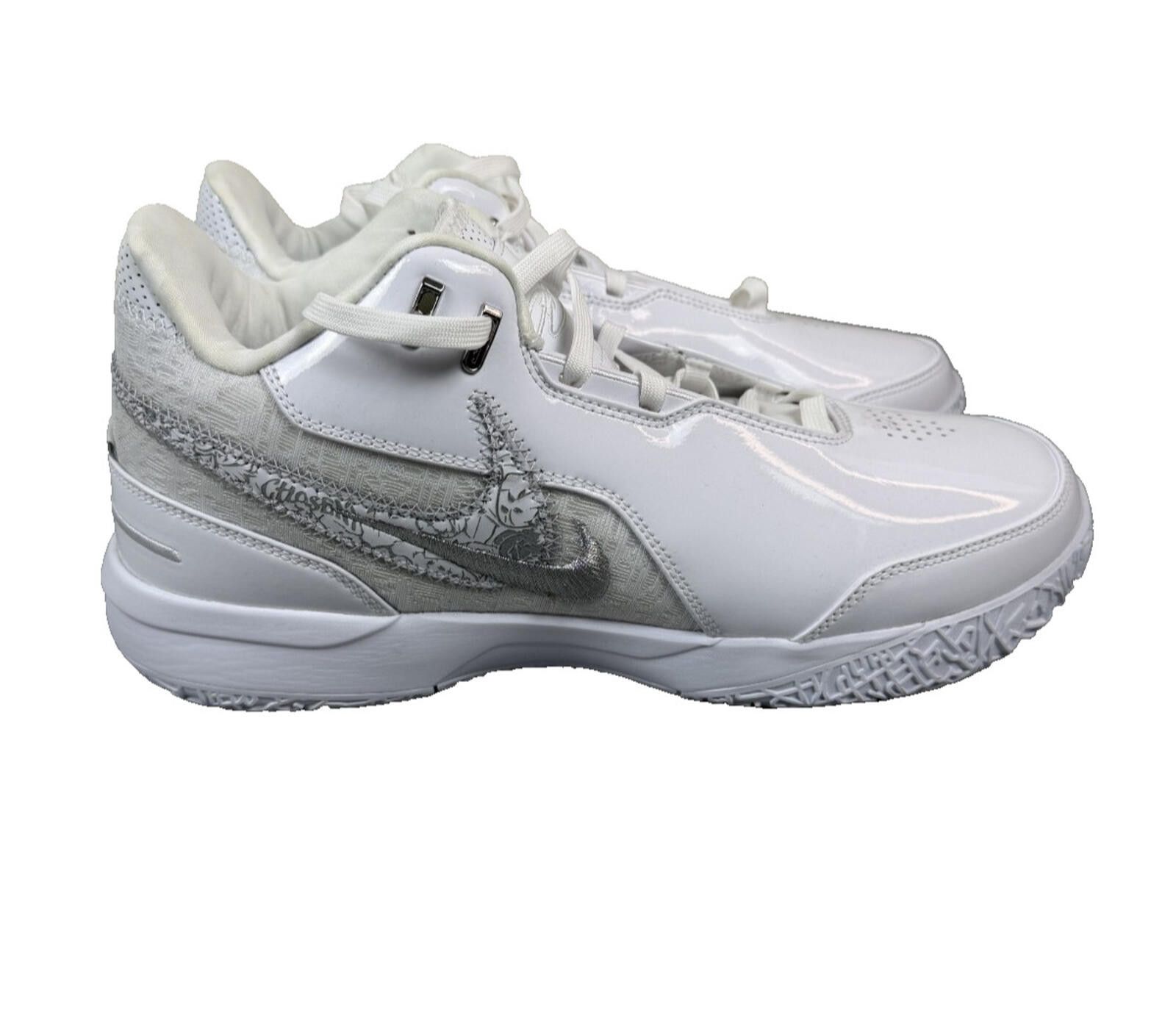 Nike Size 12 - Nike Zoom LeBron NXXT Gen AMPD White Silver Size US 12 / EU 45 - 3 Thumbnail