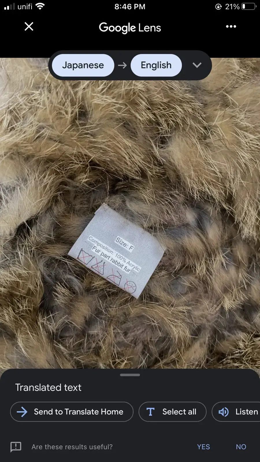 Japanese Brand Rabbit Fur Fleece Very Rare Japanese Brand Hat Size ONE SIZE - 7 Thumbnail