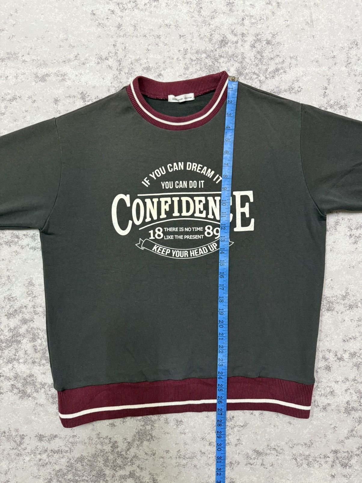 Vintage Vintage Confidence Brown Colar Sweatshirt Size US M / EU 48-50 / 2 - 14 Thumbnail