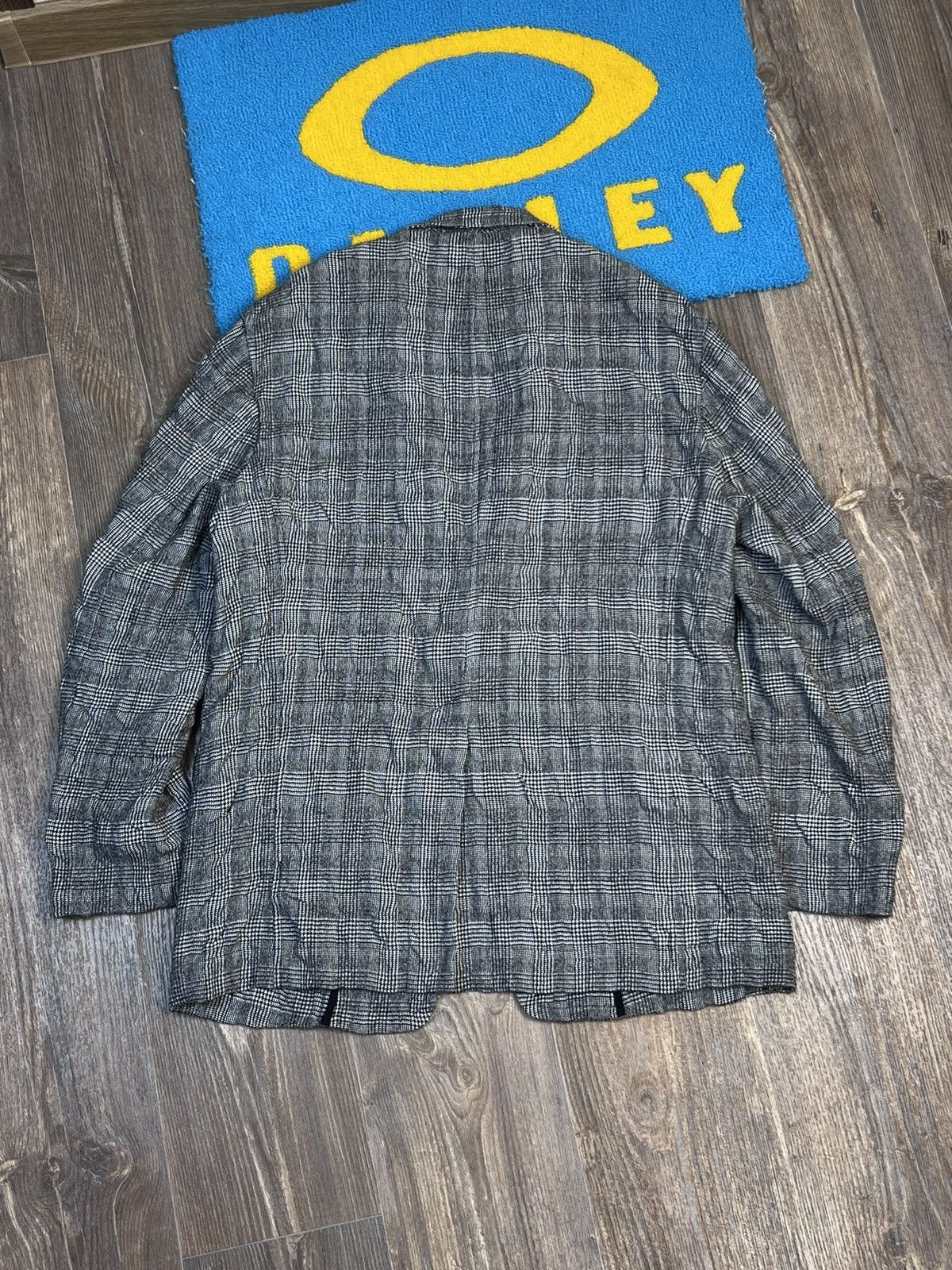 Japanese Brand × R13 R13 Ragged Oversized Checked Grey Blazer Size M / US 6-8 / IT 42-44 - 13 Thumbnail