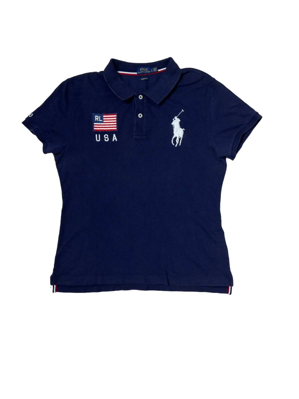 Polo Ralph Lauren Polo ralph lauren skinny fit usa 🇺🇸 big pony Size L / US 10 / IT 46 - 1 Thumbnail
