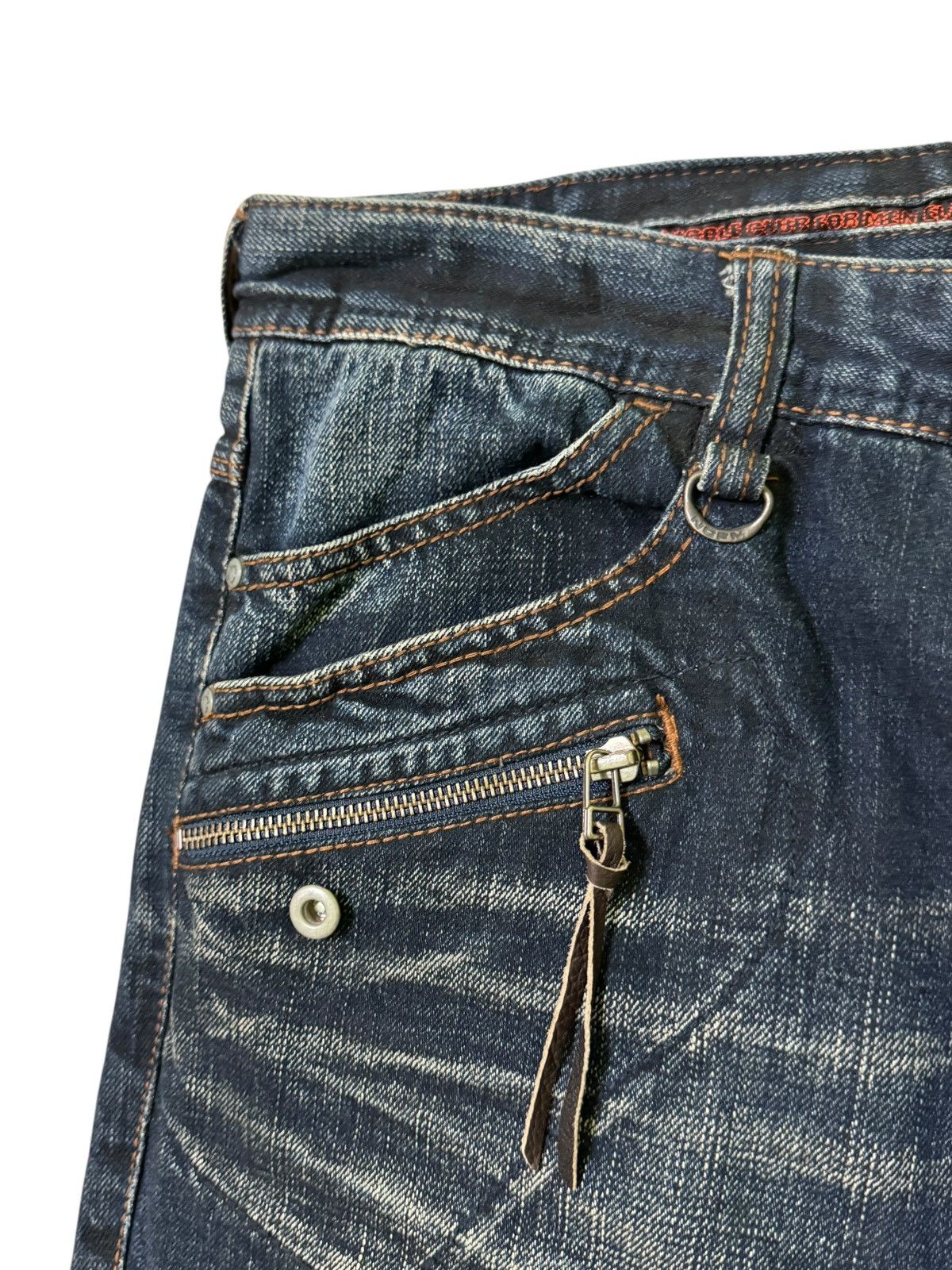 Hysteric Glamour NCFM Nicole Club for Men Distressed Washed Flare Y2K Style Size US 34 / EU 50 - 10 Thumbnail