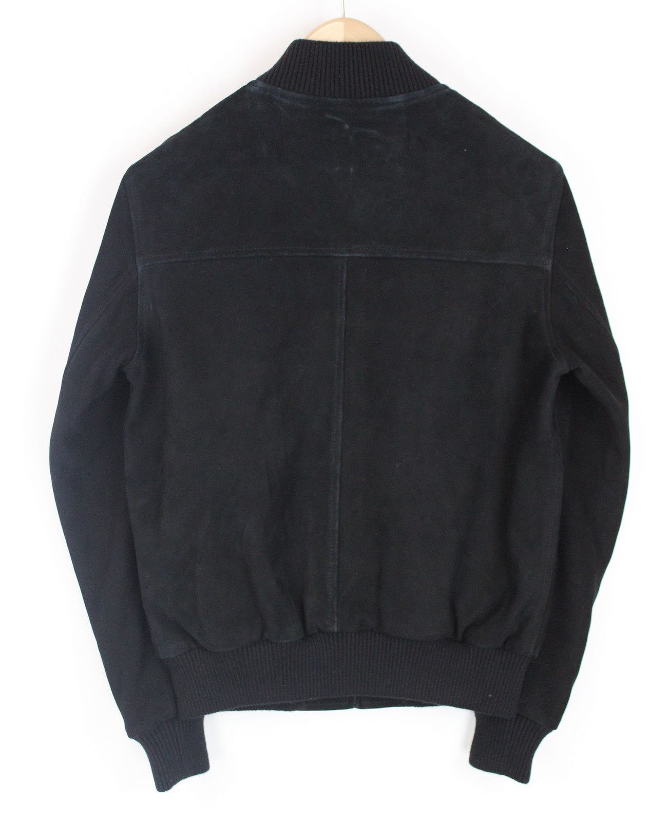 Sandro SANDRO Monaco Jacket Mens SMALL Goat Leather Suede Bomber Size US S / EU 44-46 / 1 - 2 Thumbnail