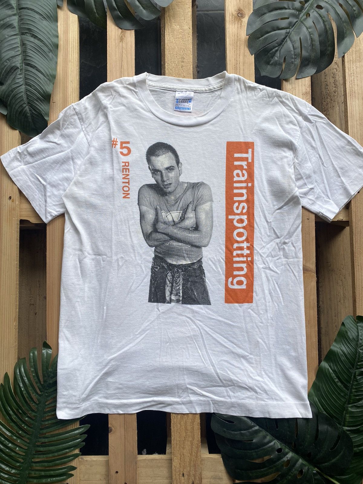 Vintage 90s Trainspotting Mark Renton Indie Film Tshirt