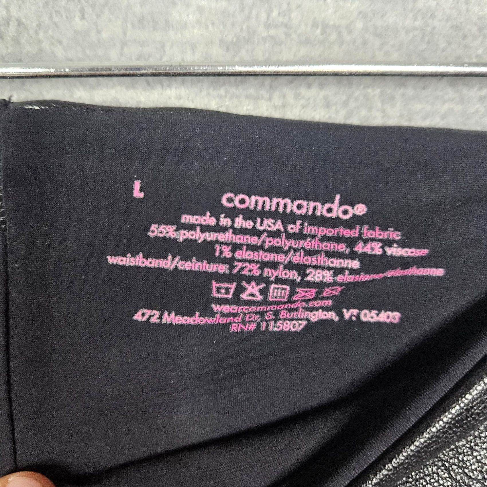 Commando Commando Women’s Black High-Rise Skinny Faux Leather Pull-on Leggings L Size 36" / US 14 / IT 50 - 4 Thumbnail