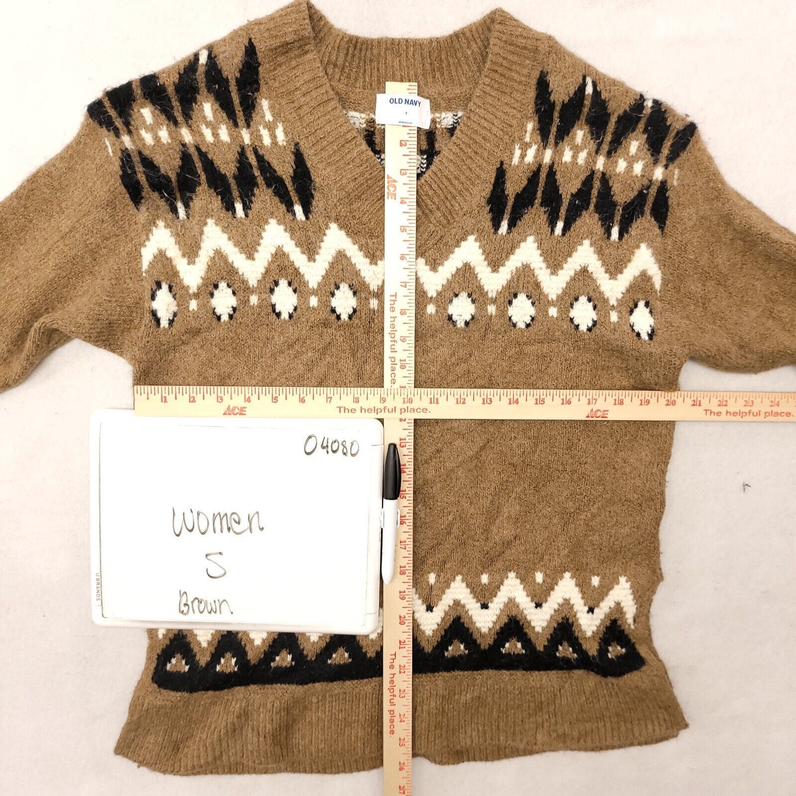 Old Navy Old Navy Long Sleeve Cotton Sweater Womens Size Small Brown Size S / US 4 / IT 40 - 6 Thumbnail