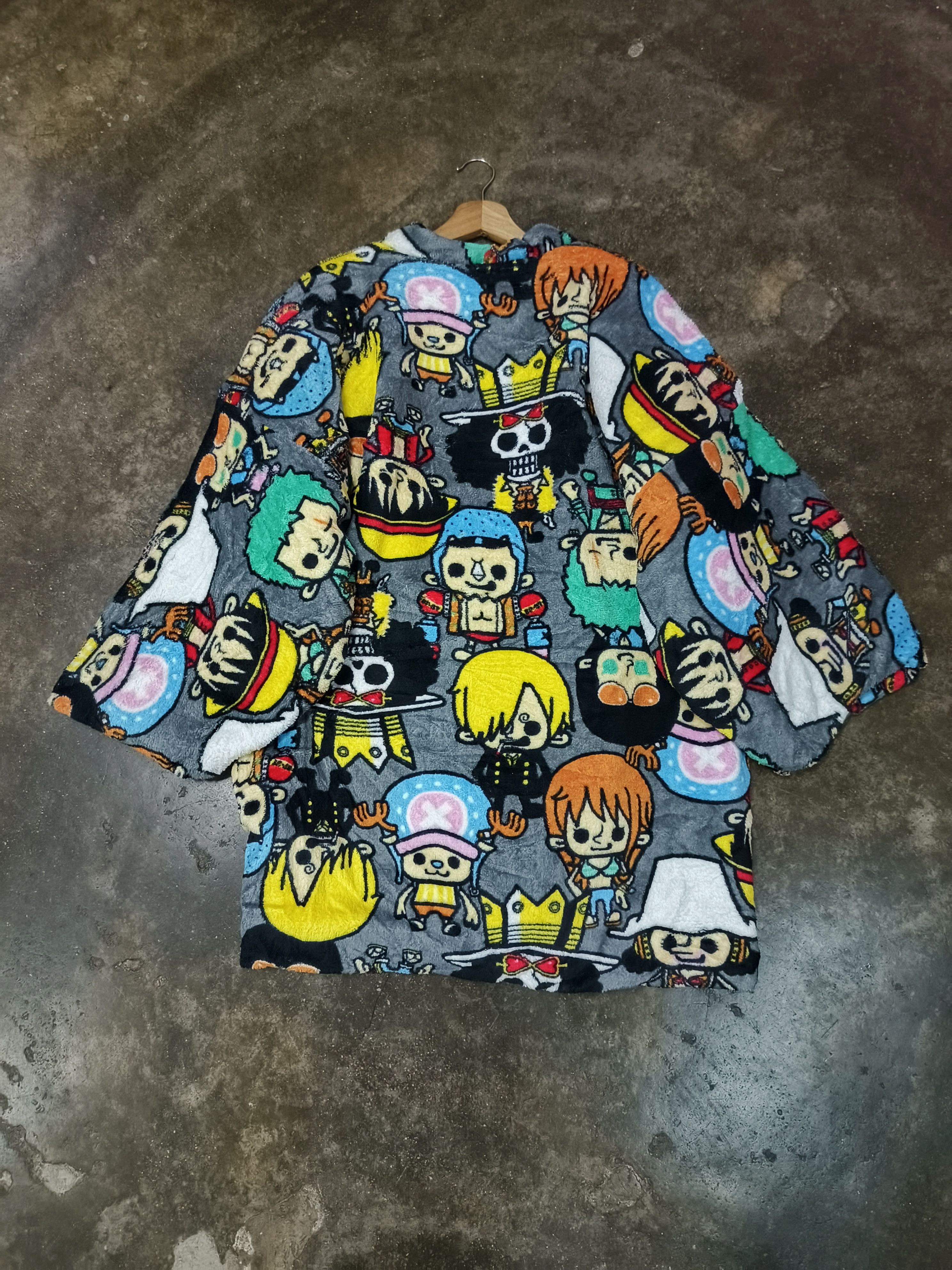One Piece ONE PIECE FULLPRINT ANIME JAPAN OVERSIZED KIMONO CARDIGAN Size US XL / EU 56 / 4 - 5 Thumbnail