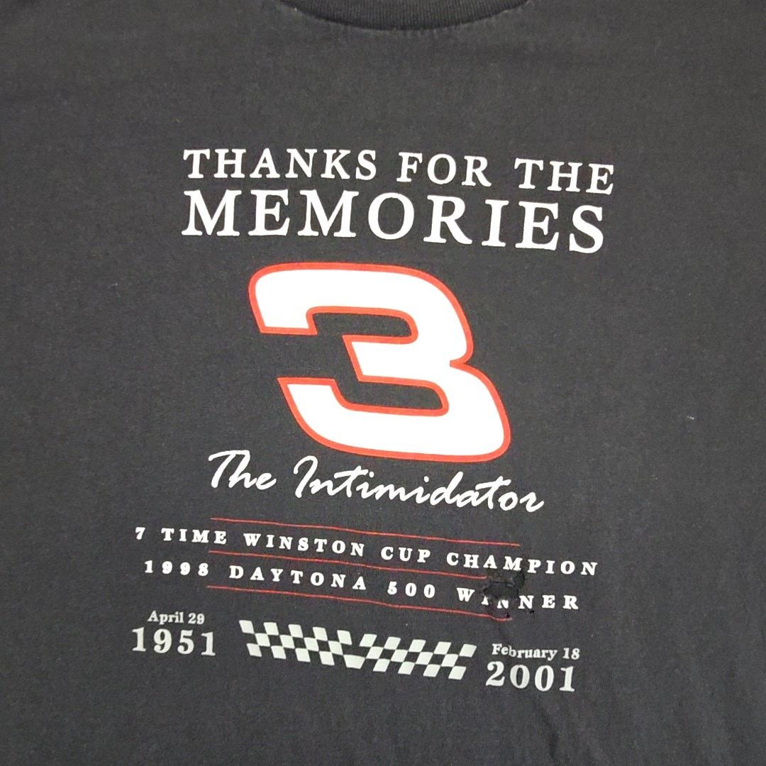 Delta Vintage Dale Earnhardt Intimidator NASCAR Shirt Black XL Y2K Size US XL / EU 56 / 4 - 2 Thumbnail