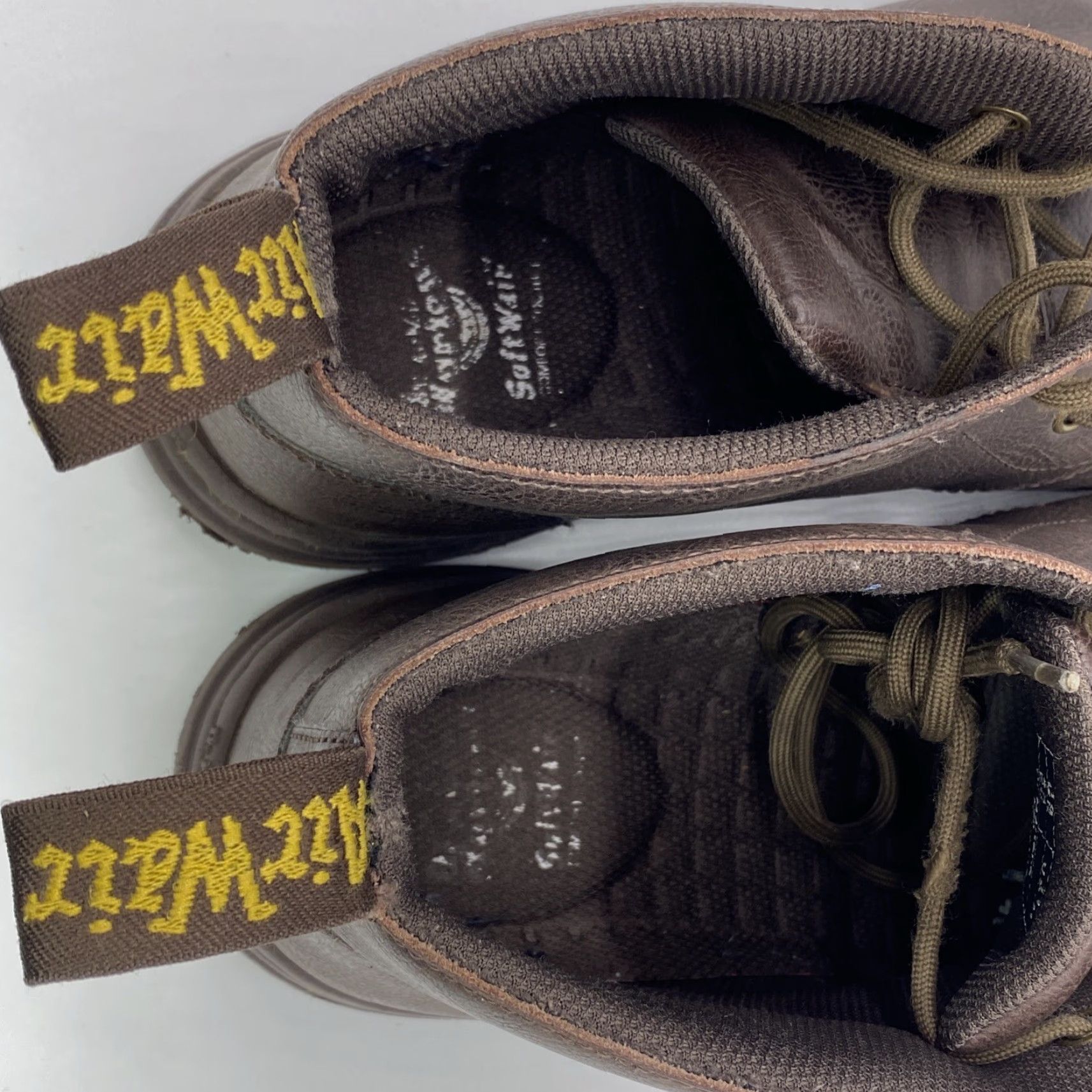 Dr. Martens DR. MARTENS EMIL Brown Leather Work Hiking Boots - SZ 11 EUC Lace Up 3-Eye UK Mens Combat Hiking Work Boots Brown Leather EMIL Dr. Martens Mens Boots Size US 11 / EU 44 - 7 Thumbnail