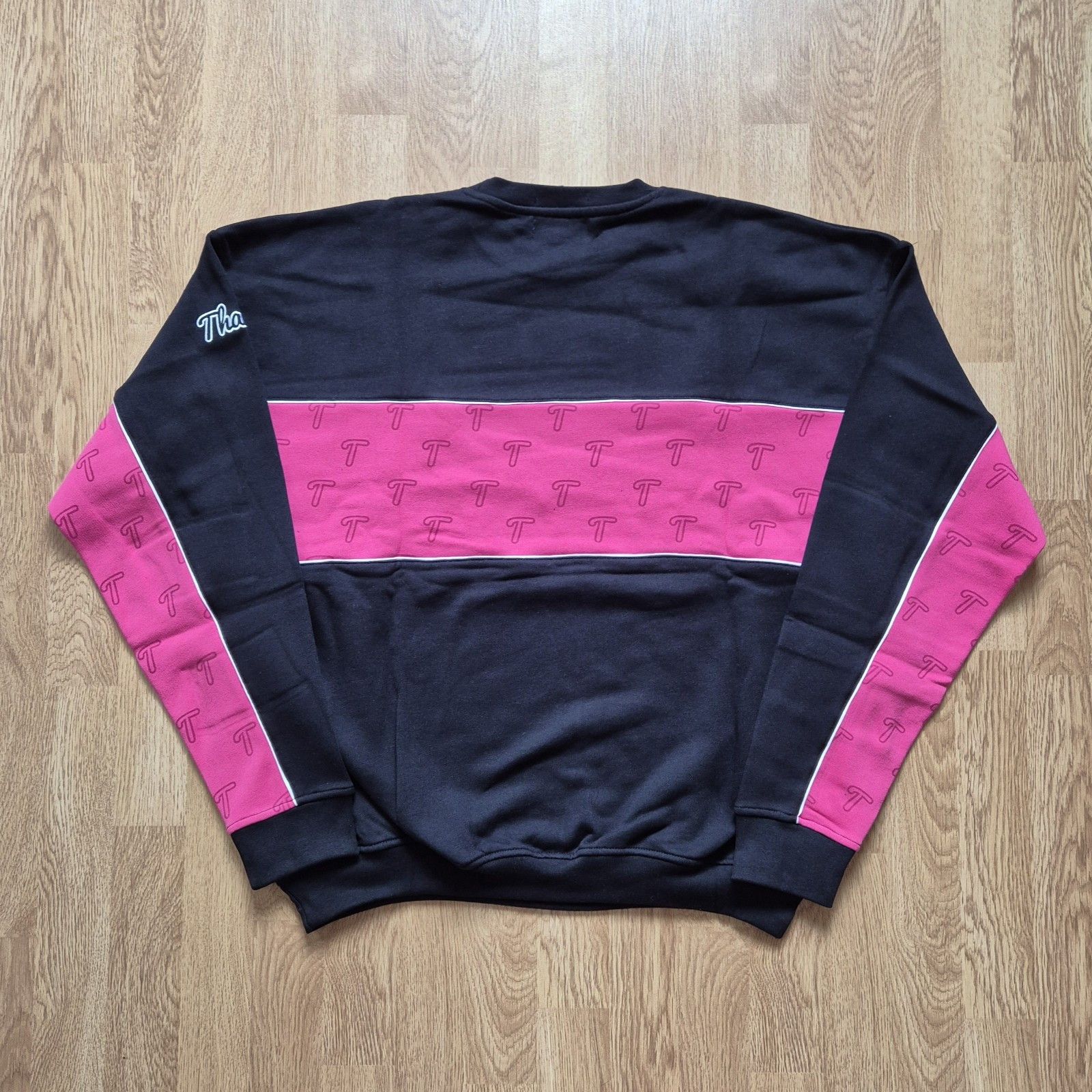 Thames Thames x Fred Perry Chest Panel Sweatshirt Black Medium SS19 Size US M / EU 48-50 / 2 - 2 Thumbnail