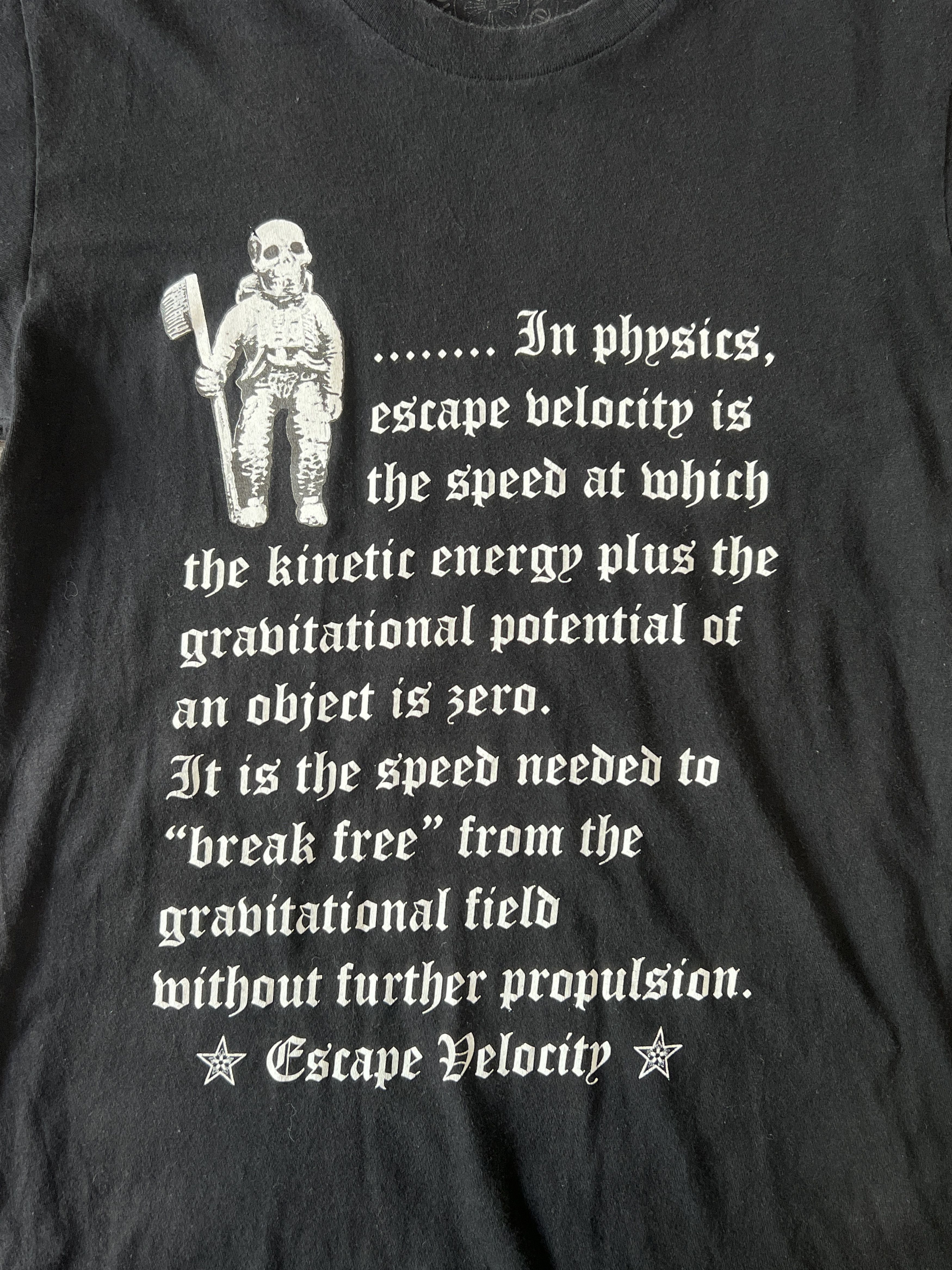 Chrome Hearts Chrome Hearts Escape Velocity Tee Black S USA Size US S / EU 44-46 / 1 - 2 Thumbnail
