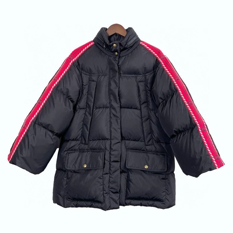 Gucci Gucci Logo stand-up collar zipper medium and long sports do Size US S / EU 44-46 / 1 - 1 Thumbnail