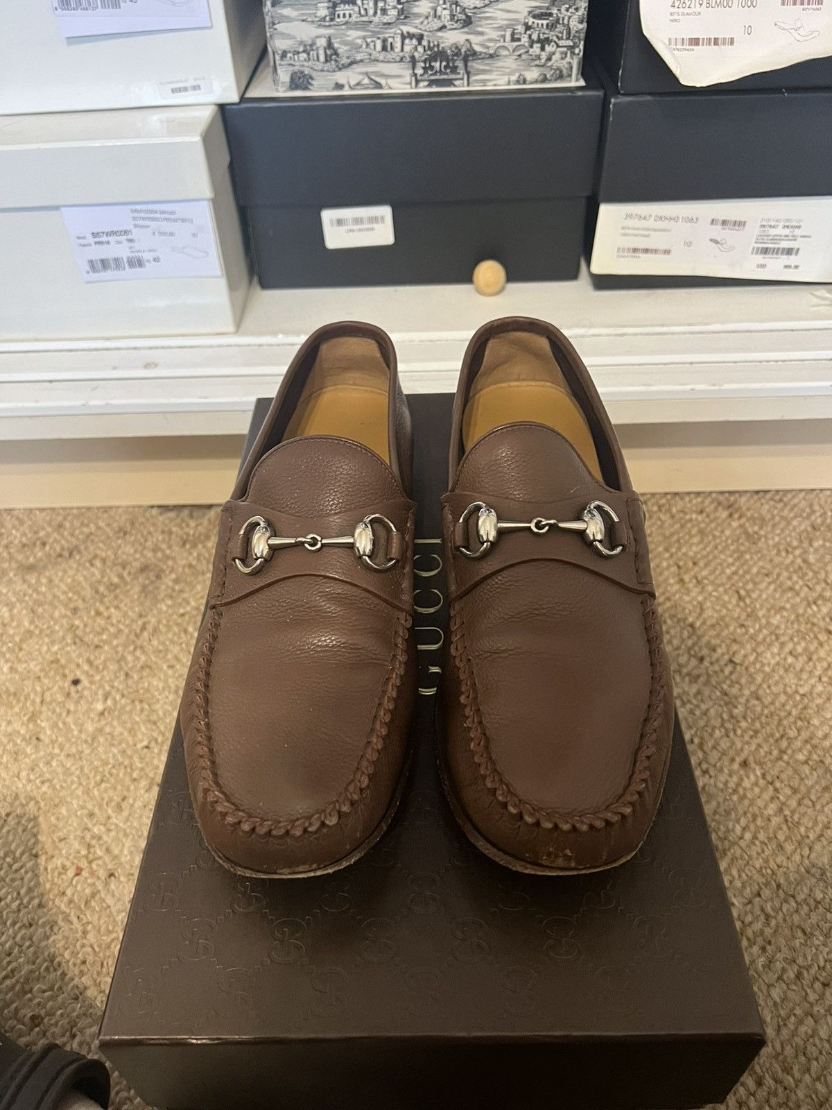 Gucci Gucci brown loafer Size US 9 / EU 42 - 1 Thumbnail