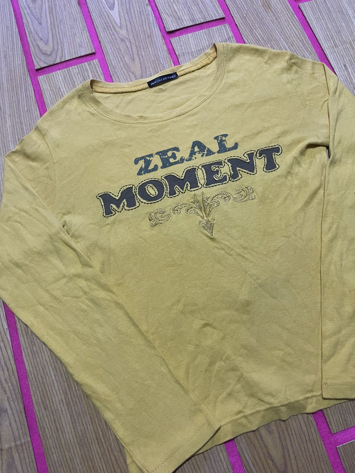 Le Grande Bleu (L.G.B.) Y2K JANUS COUTURE long sleeve tshirt Size S / US 4 / IT 40 - 6 Thumbnail