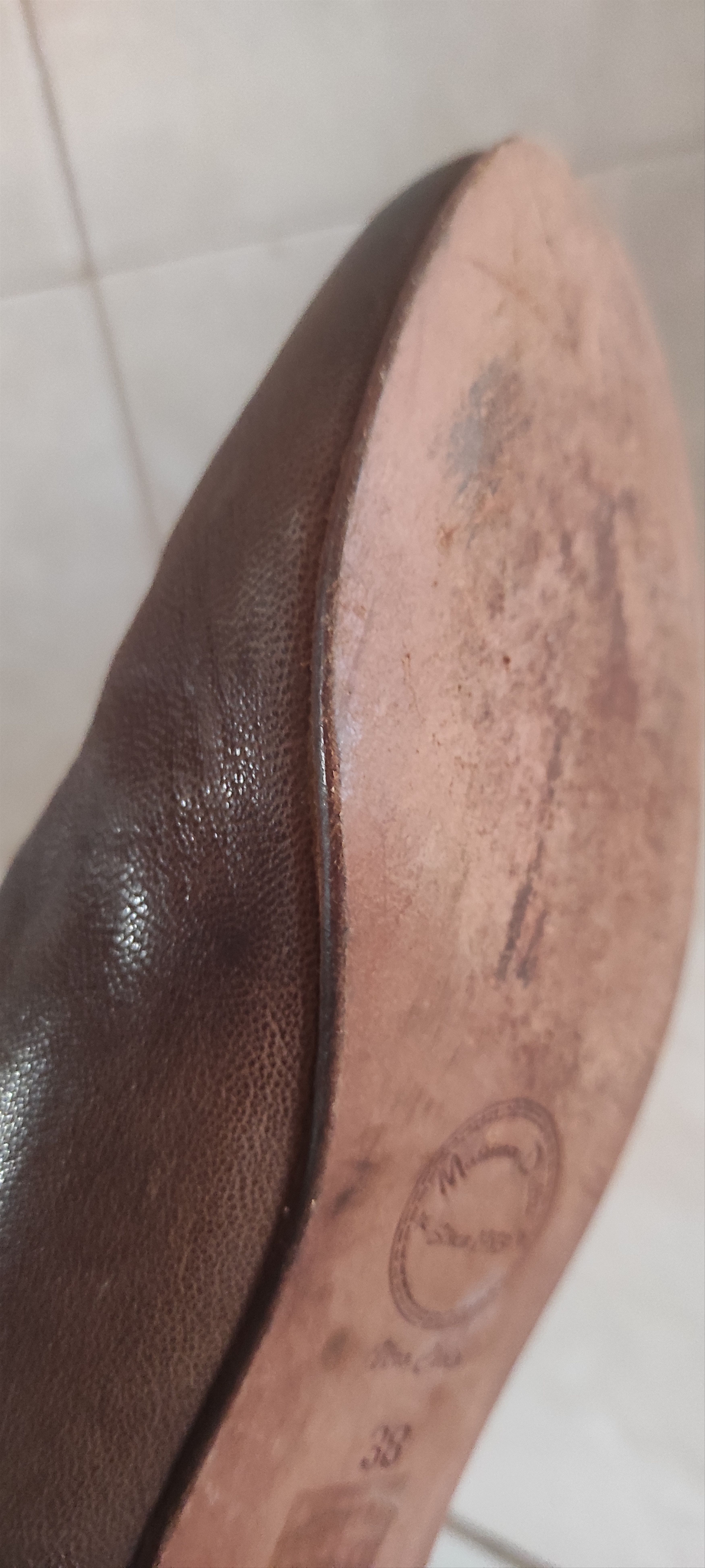 Massimo Dutti Massimo Dutti Brown Woven Leather Mid-calf Boots Size US 8 / IT 38 - 10 Thumbnail