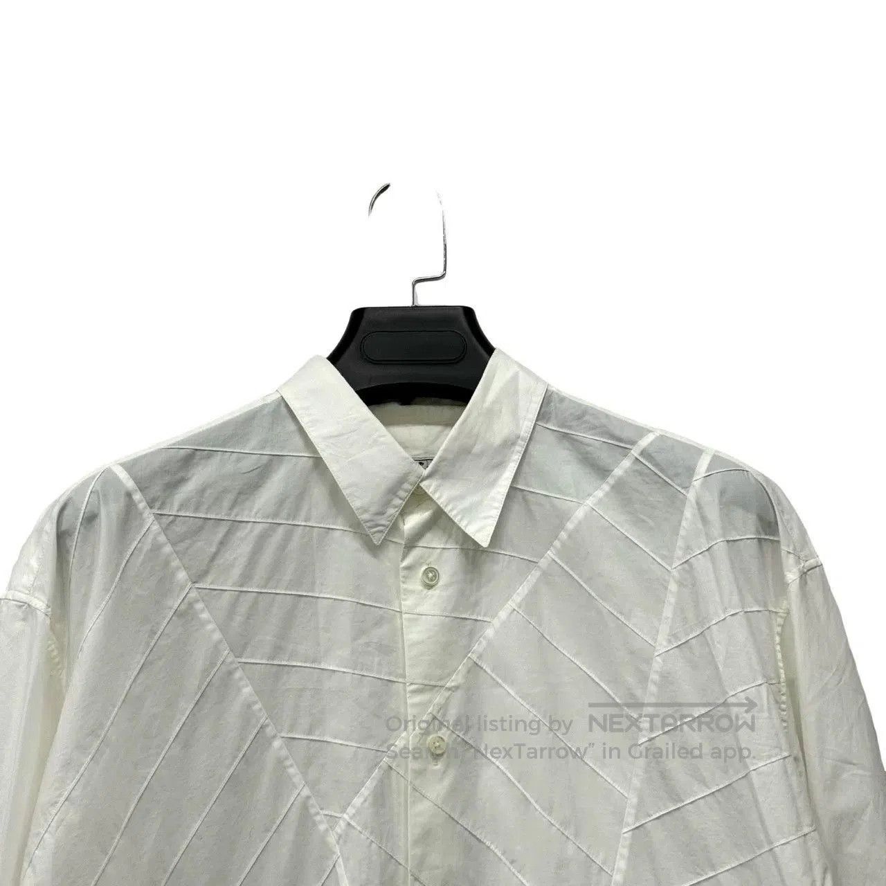 Hermes Hermes White Striped Shirt Size 41. Size US M / EU 48-50 / 2 - 3 Thumbnail
