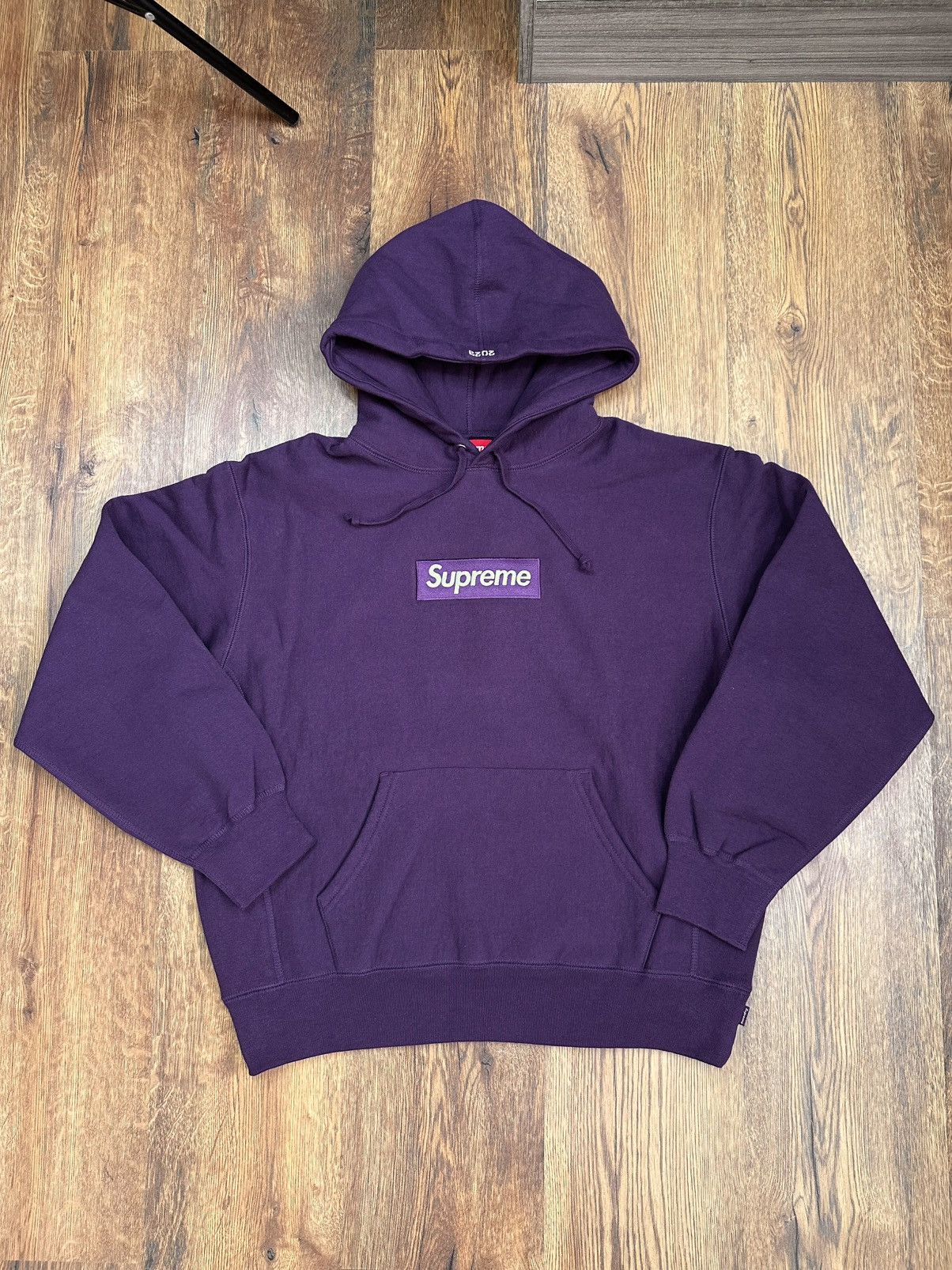 Supreme Box Logo Purple Hoodie | Grailed