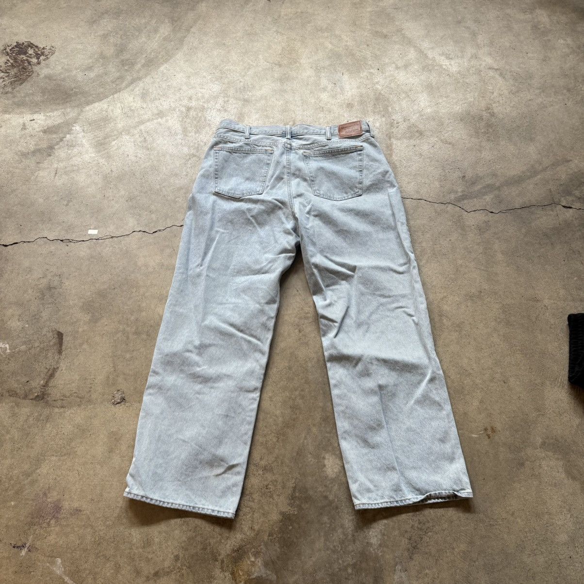 Abercrombie & Fitch Abercrombie Light Wash Blue Jeans Size US 36 / EU 52 - 3 Thumbnail