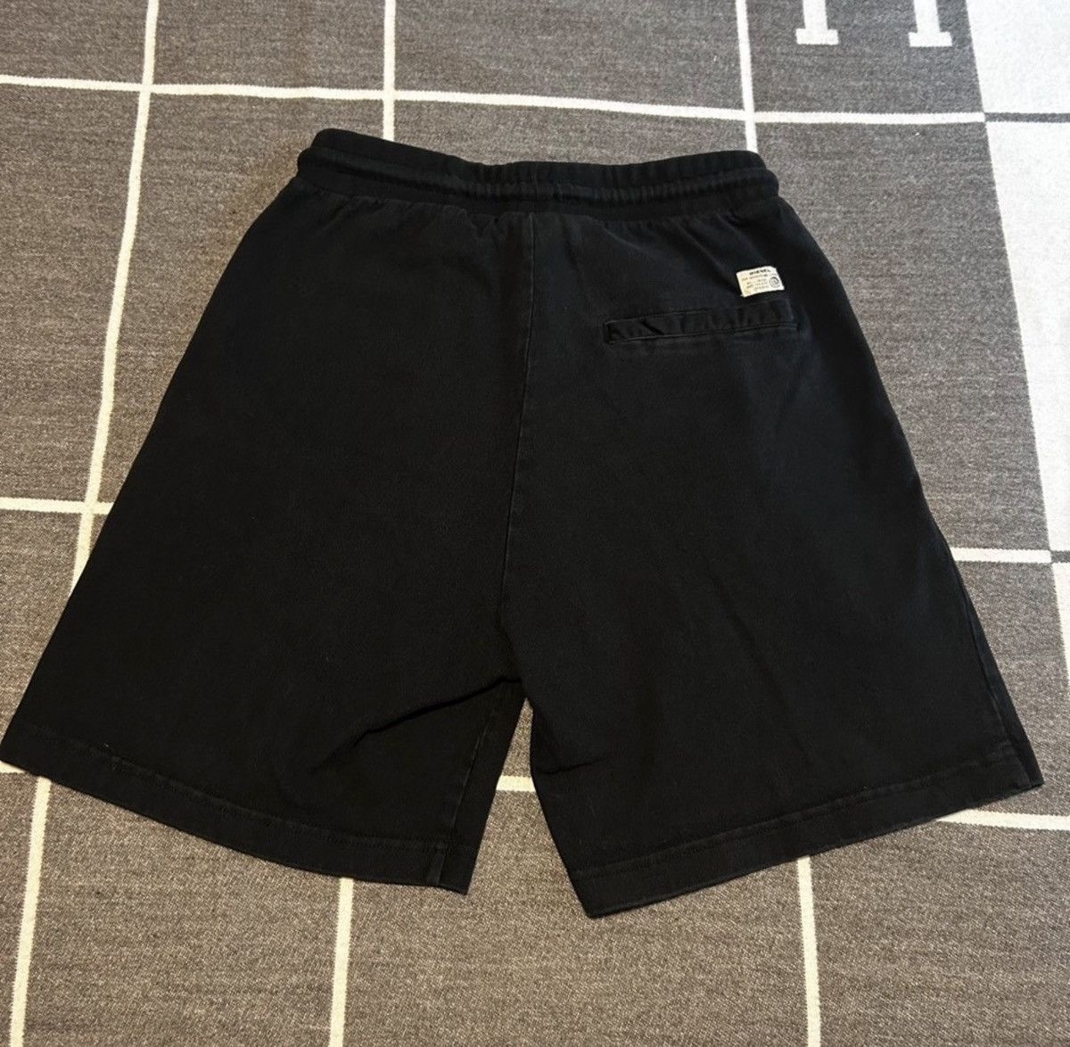 Diesel Diesel Logo Sweat Shorts Black XS/S Y2K Streetwear Size US 30 / EU 46 - 6 Thumbnail