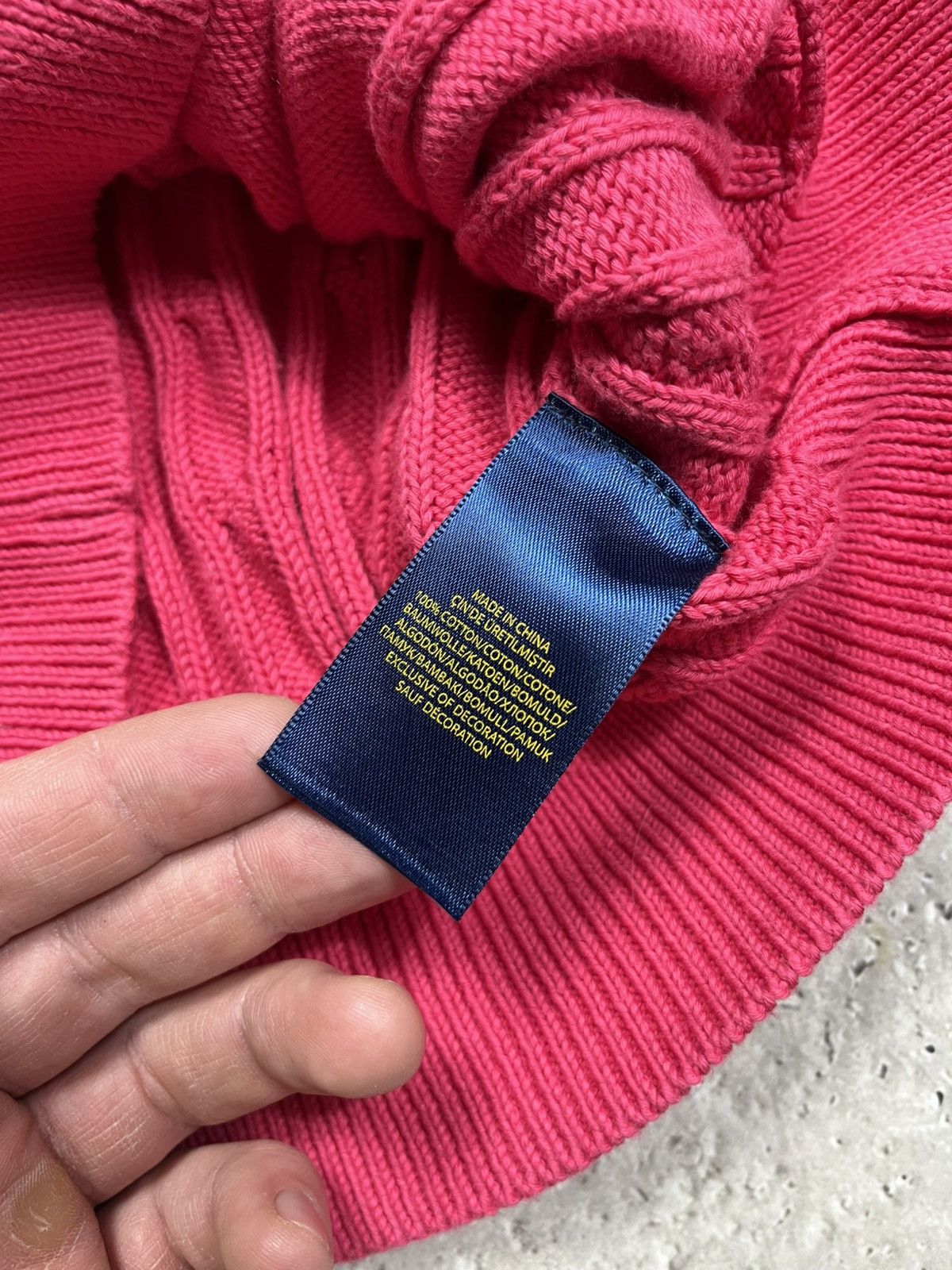 Polo Ralph Lauren Polo Ralph Lauren Cable Knit Cardigan Pink Button Up Size S Size S / US 4 / IT 40 - 7 Thumbnail