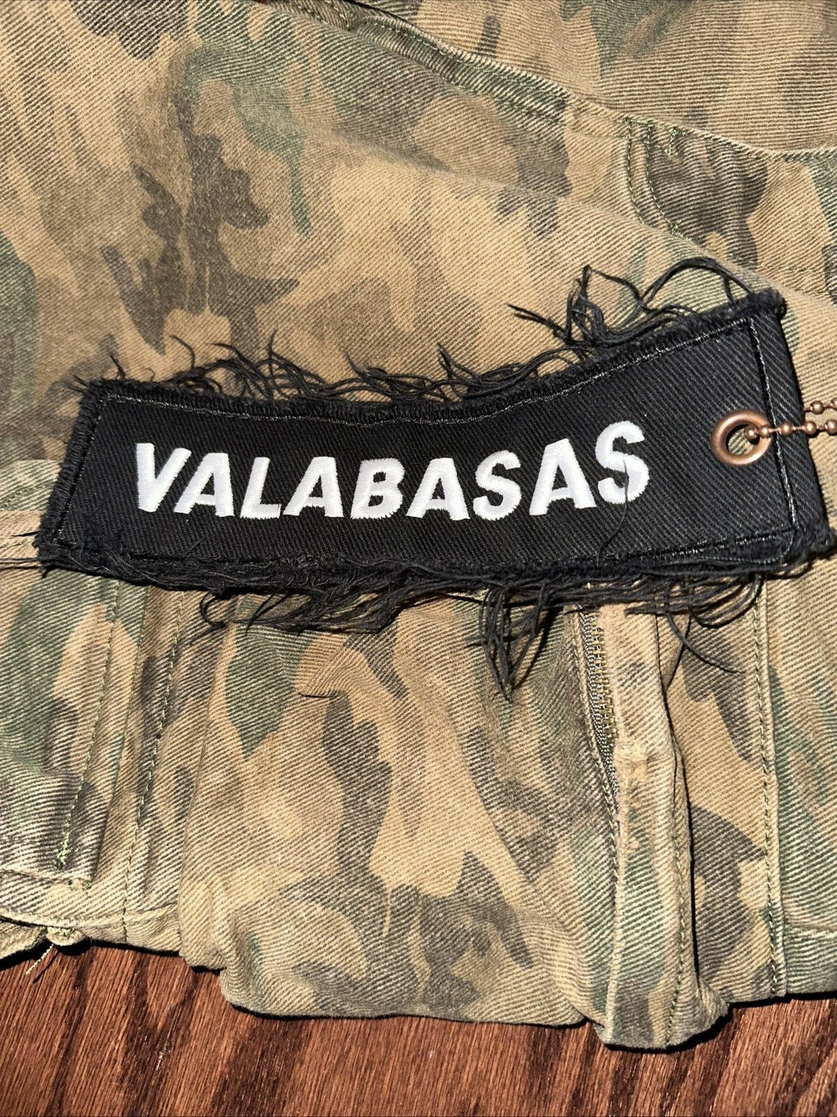 Valabasas Valabasas Denim Camo Cargo Shorts 32 Size US 32 / EU 48 - 6 Thumbnail
