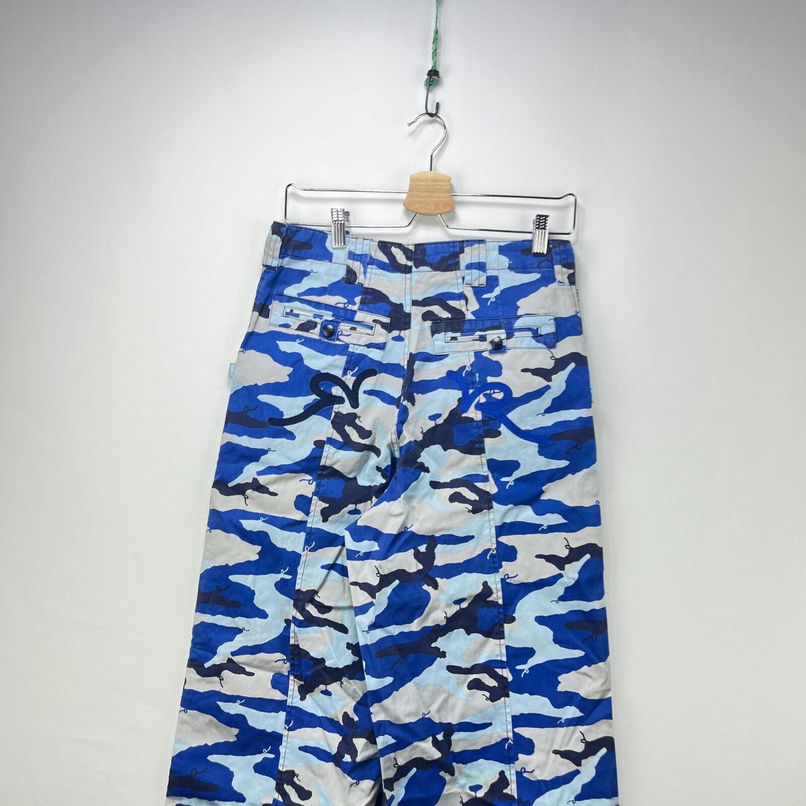 Rocawear Vintage Y2K Rocawear Blue Camo Baggy Pants Skater Waist 30 Size US 30 / EU 46 - 2 Thumbnail