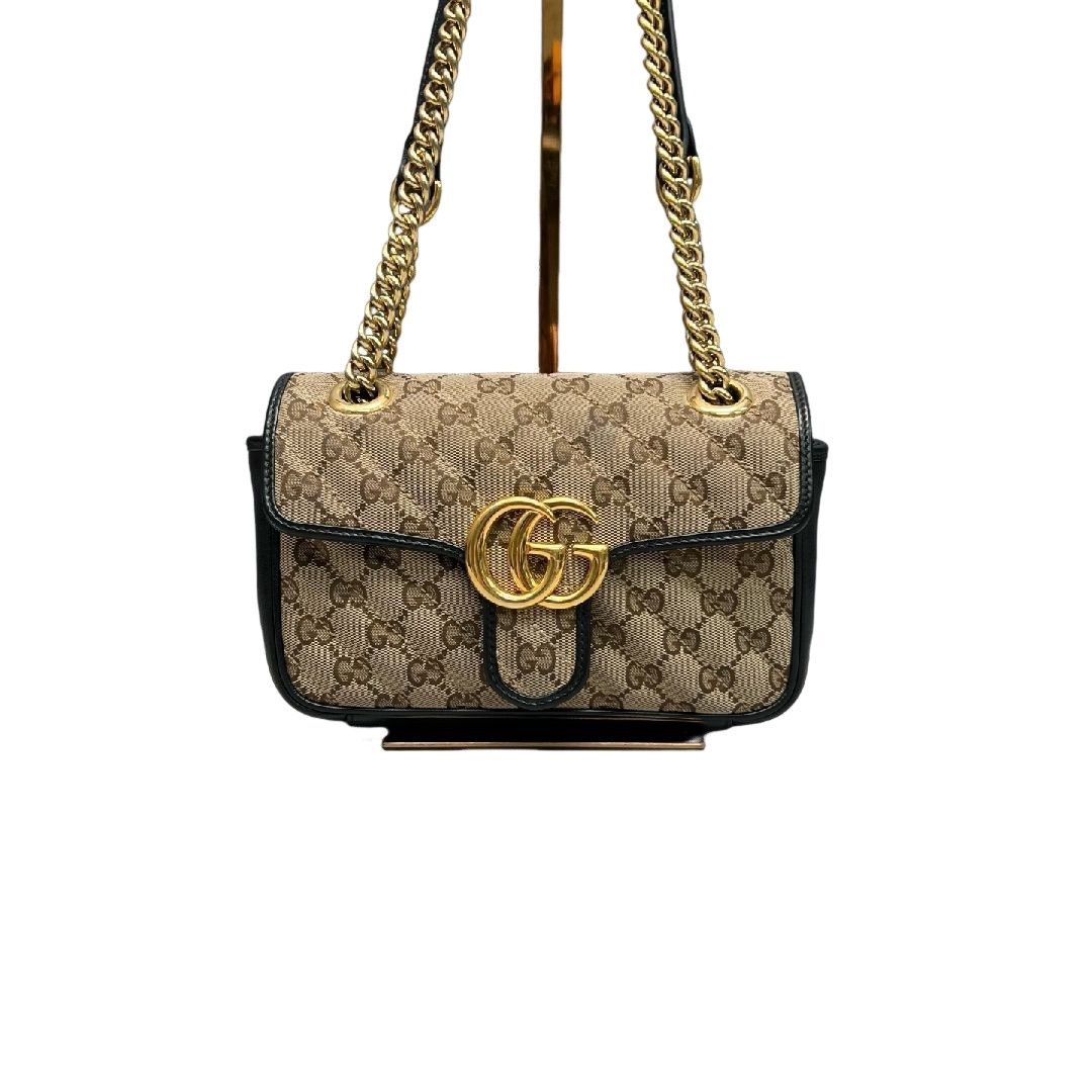 Gucci Gucci GG Marmont Canvas Shoulder Bag Size ONE SIZE - 1 Thumbnail