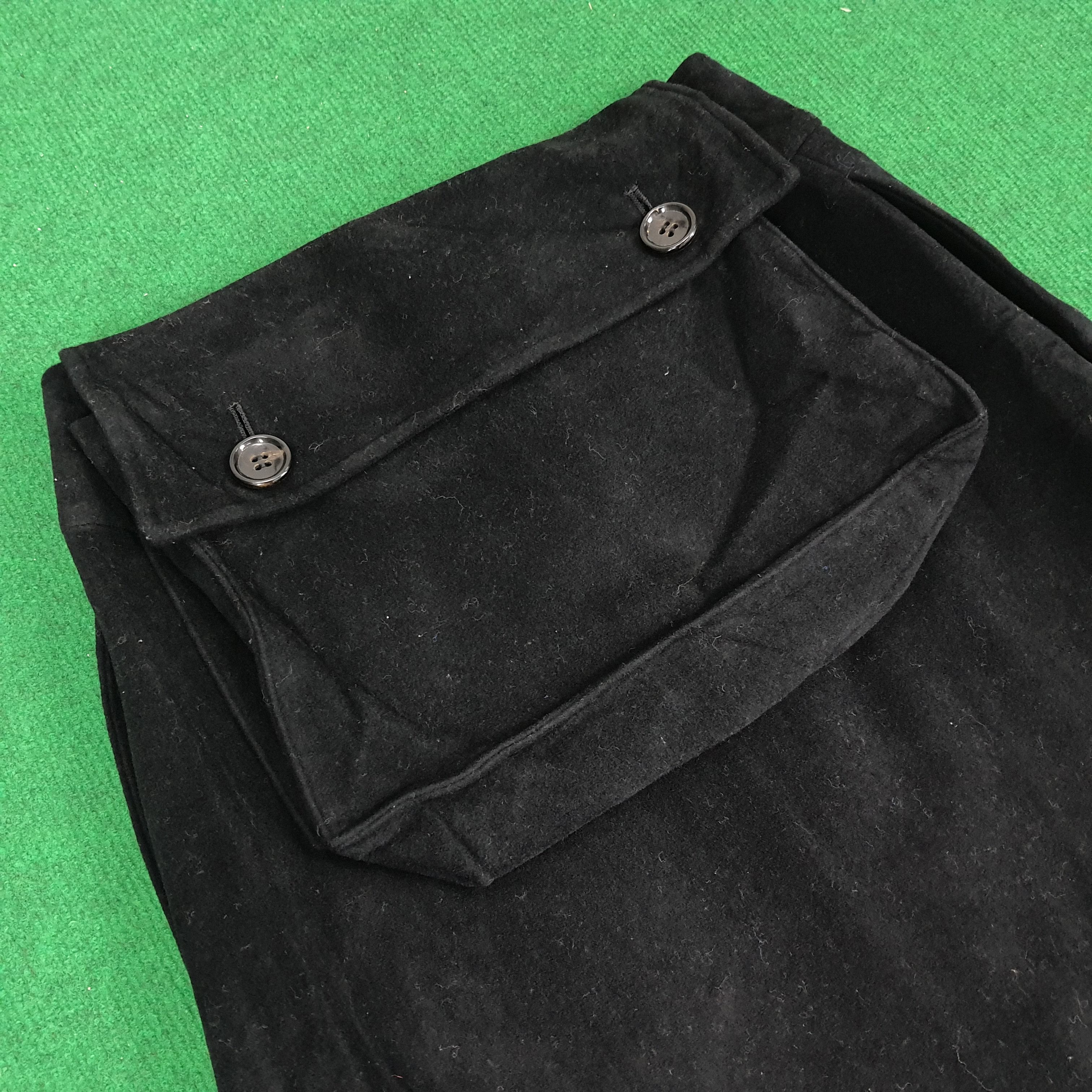 Vintage Vintage Y's by Yohji Yamamoto Pocket Wool Skirts C172N5 Size 26" / US 2 / IT 38 - 2 Thumbnail