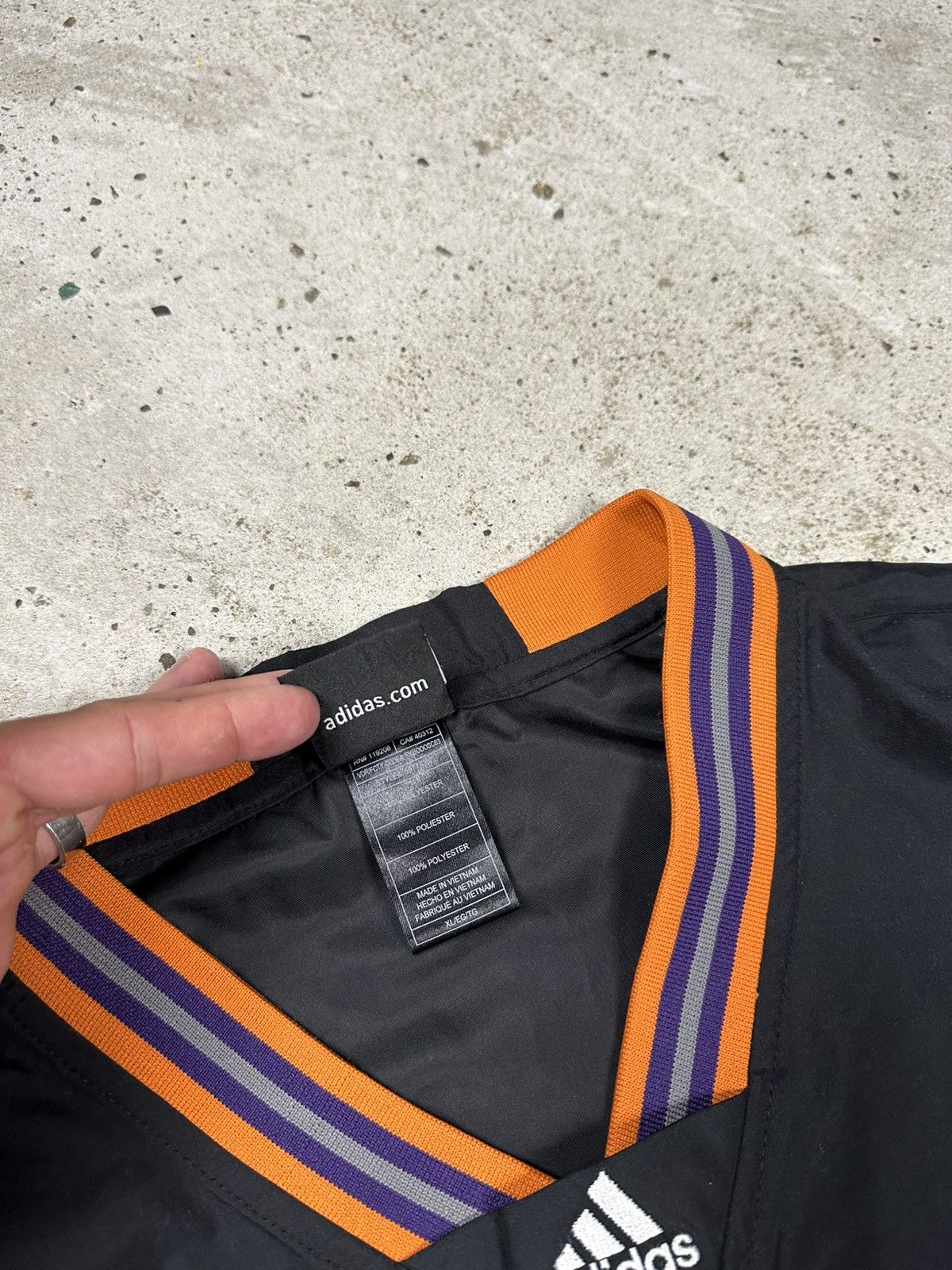 Adidas Vintage Y2K Adidas NBA Phoenix Suns Basketball Track Jacket Size US XL / EU 56 / 4 - 7 Thumbnail