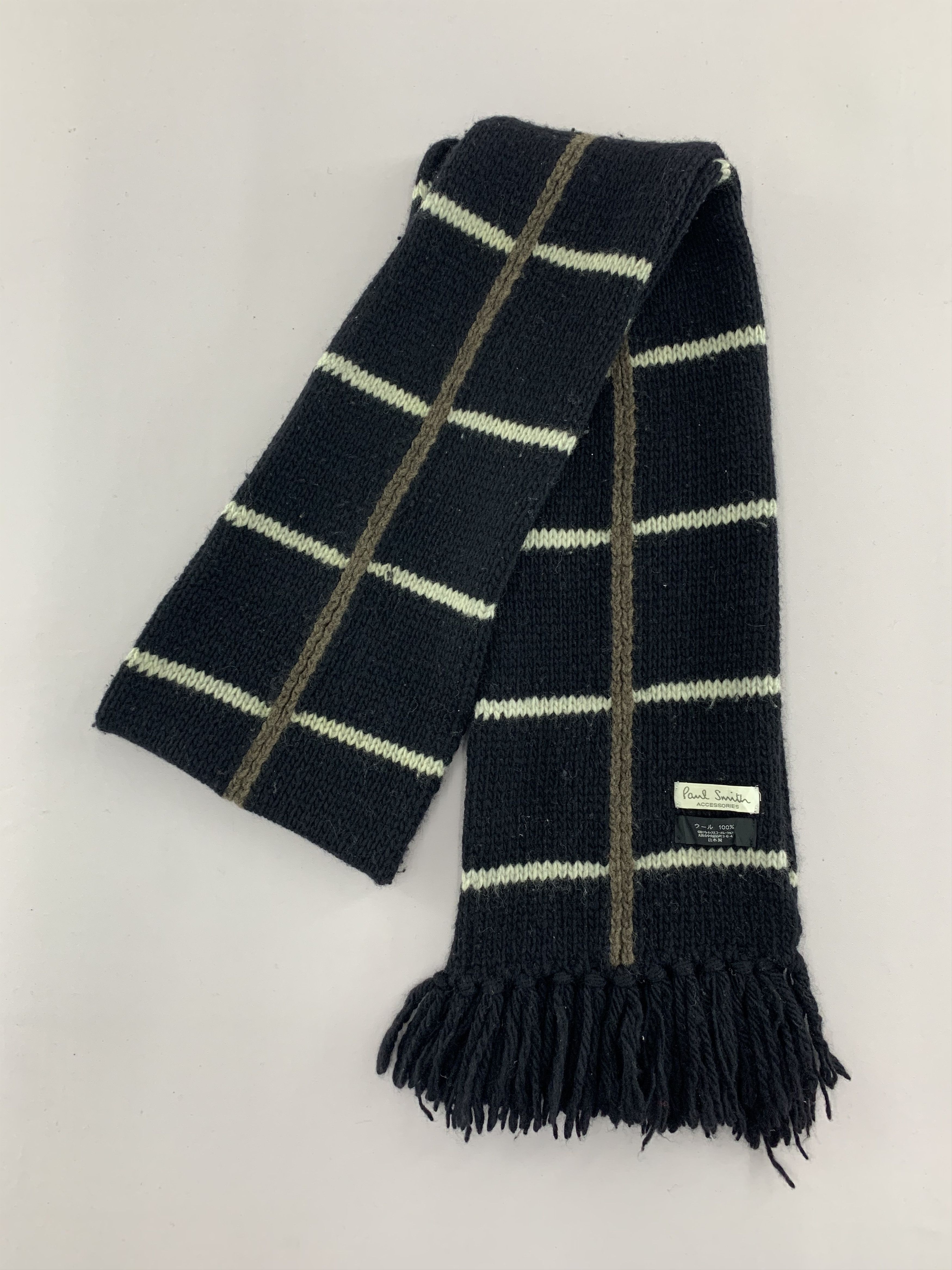 Paul Smith Paul Smith Scarf Wool Muffler Neck Wrap BL4243 Size ONE SIZE - 2 Thumbnail