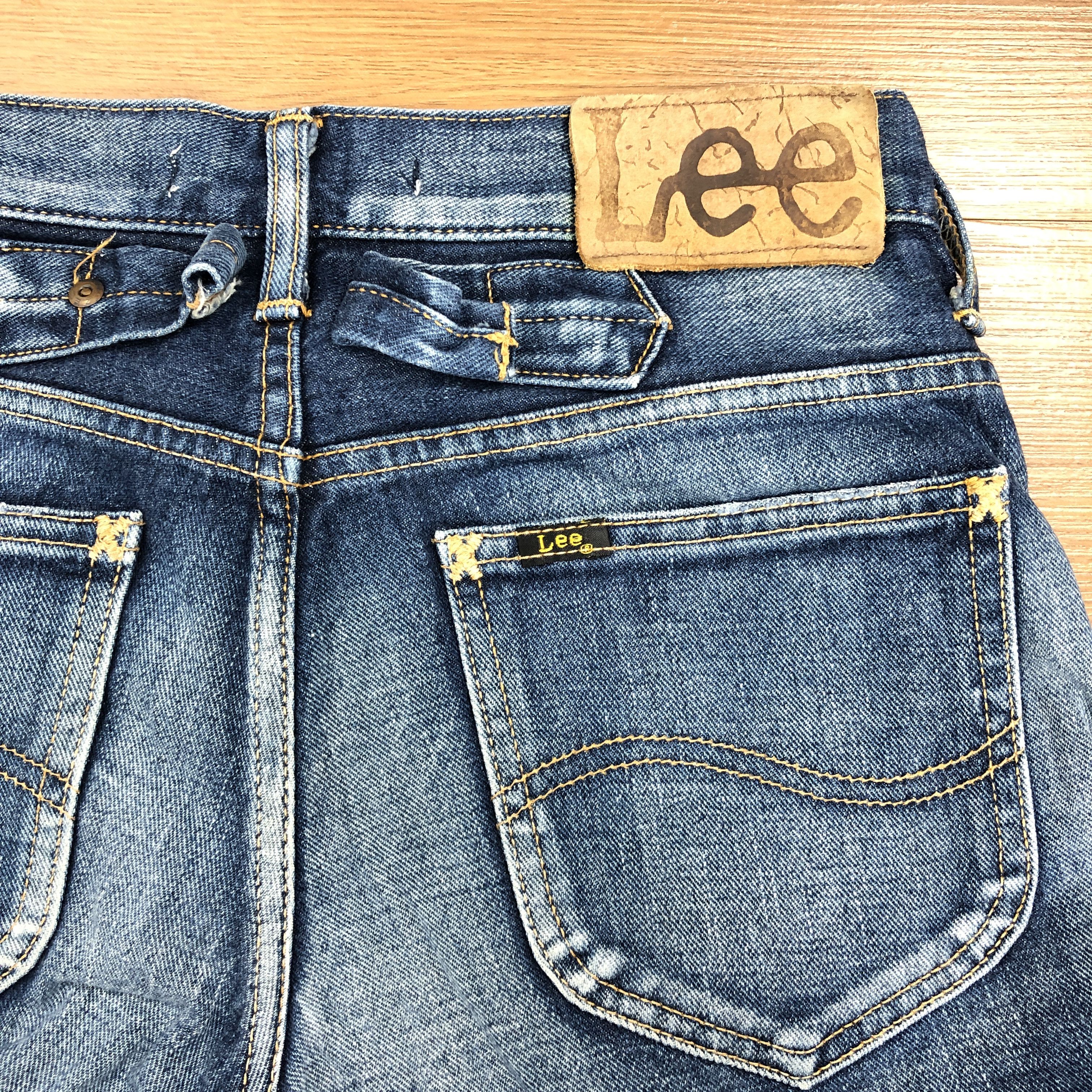 Lee × Vintage 29 x 25.5 Vintage Lee Buckle Jeans L1382 Size US 29 - 3 Thumbnail