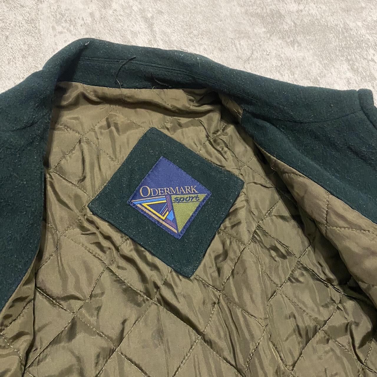 Other Green 90s Cashmere wool jacket Coat Vintage Retro Size US XL / EU 56 / 4 - 5 Thumbnail