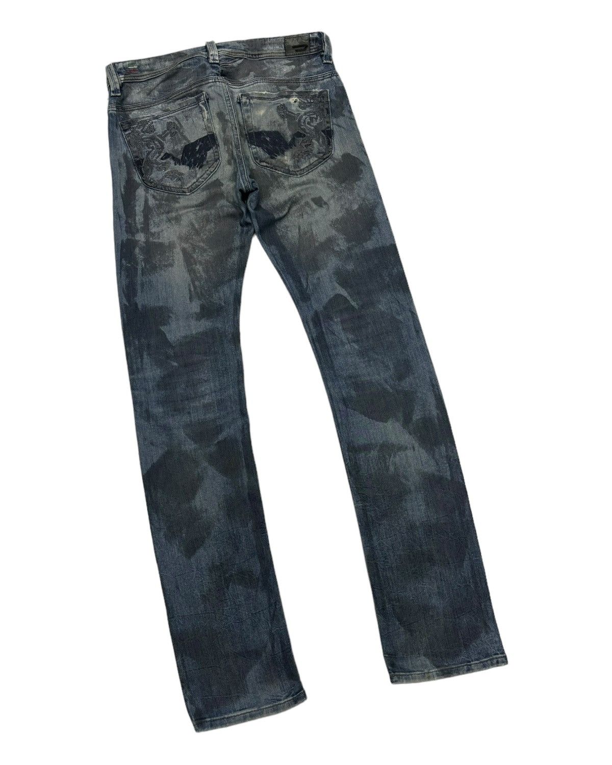 Diesel RARE DIESEL SUKAJAN DRAGON EMBROIDERY DENIM JEANS Size US 31 - 6 Thumbnail