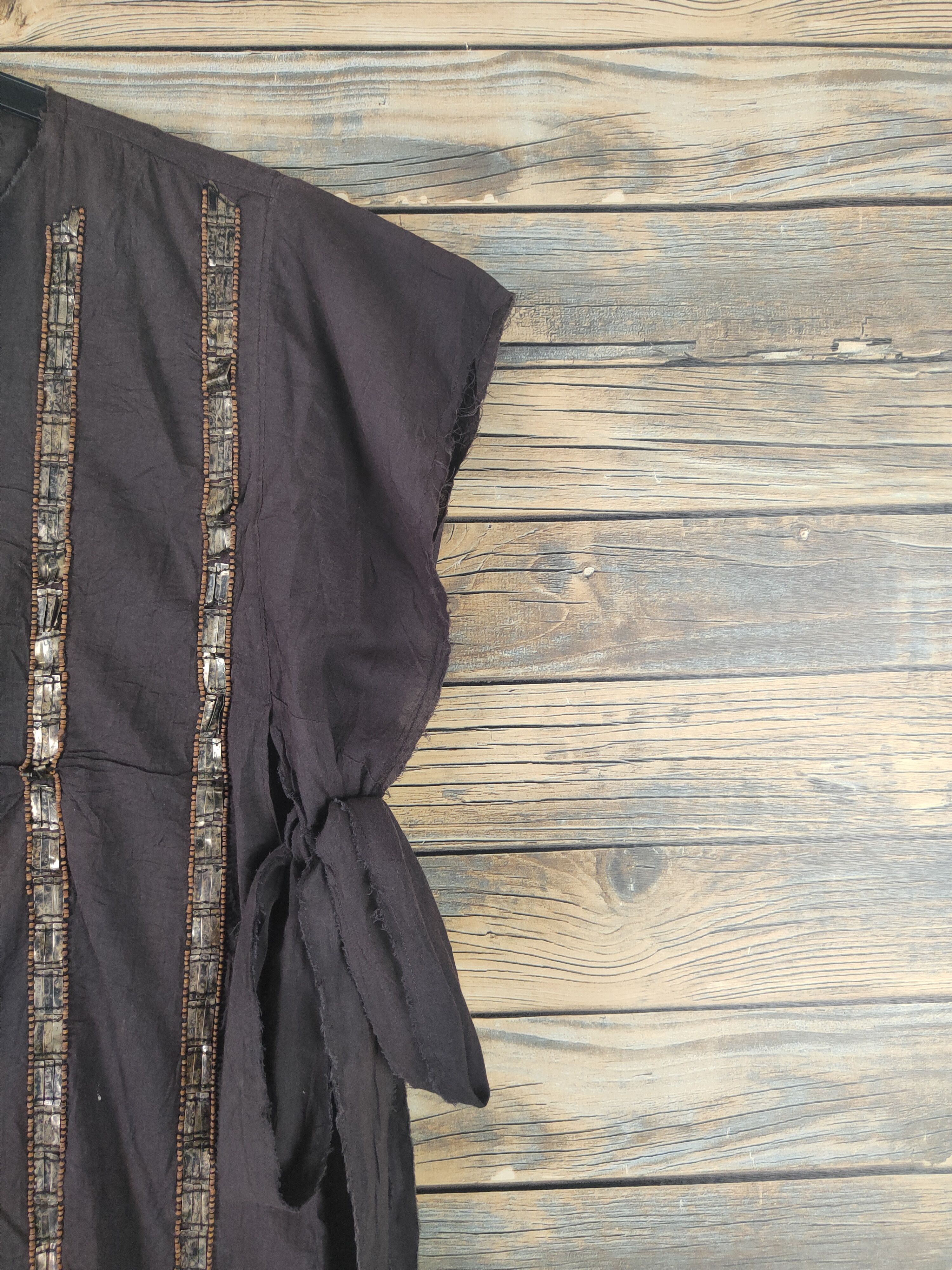 Patrizia Pepe × Vintage Retro Patrizia Pepe Dark Brown Blouses Size S / US 4 / IT 40 - 6 Thumbnail