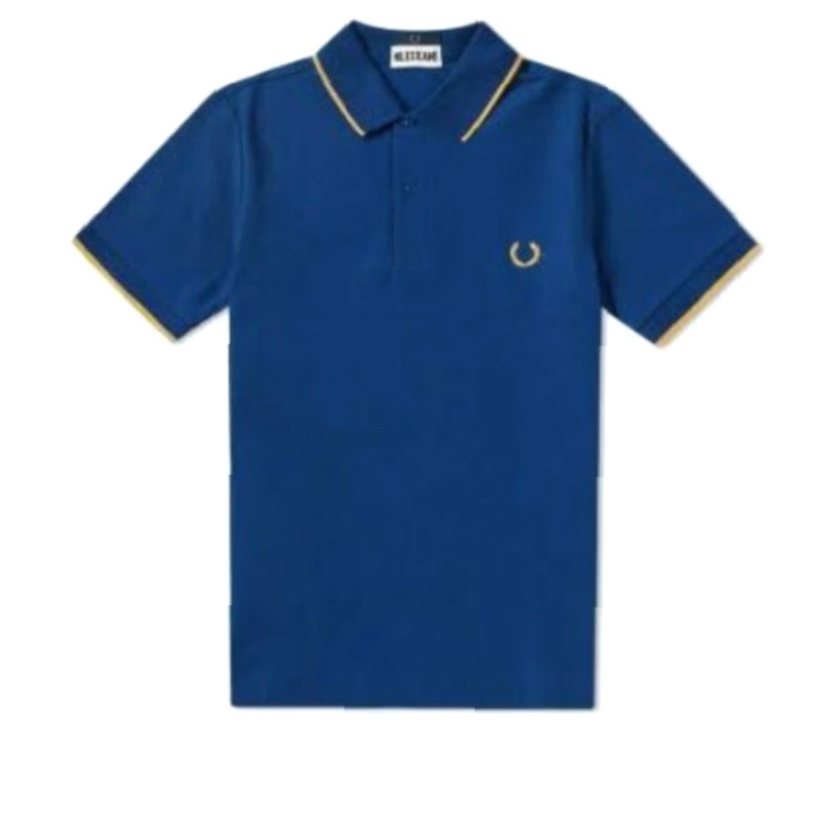 Fred Perry Fred Perry x Miles Kane Polo Tipped Pique Deep Marine Polo Shirt Mens S Blue Size US S / EU 44-46 / 1 - 2 Thumbnail