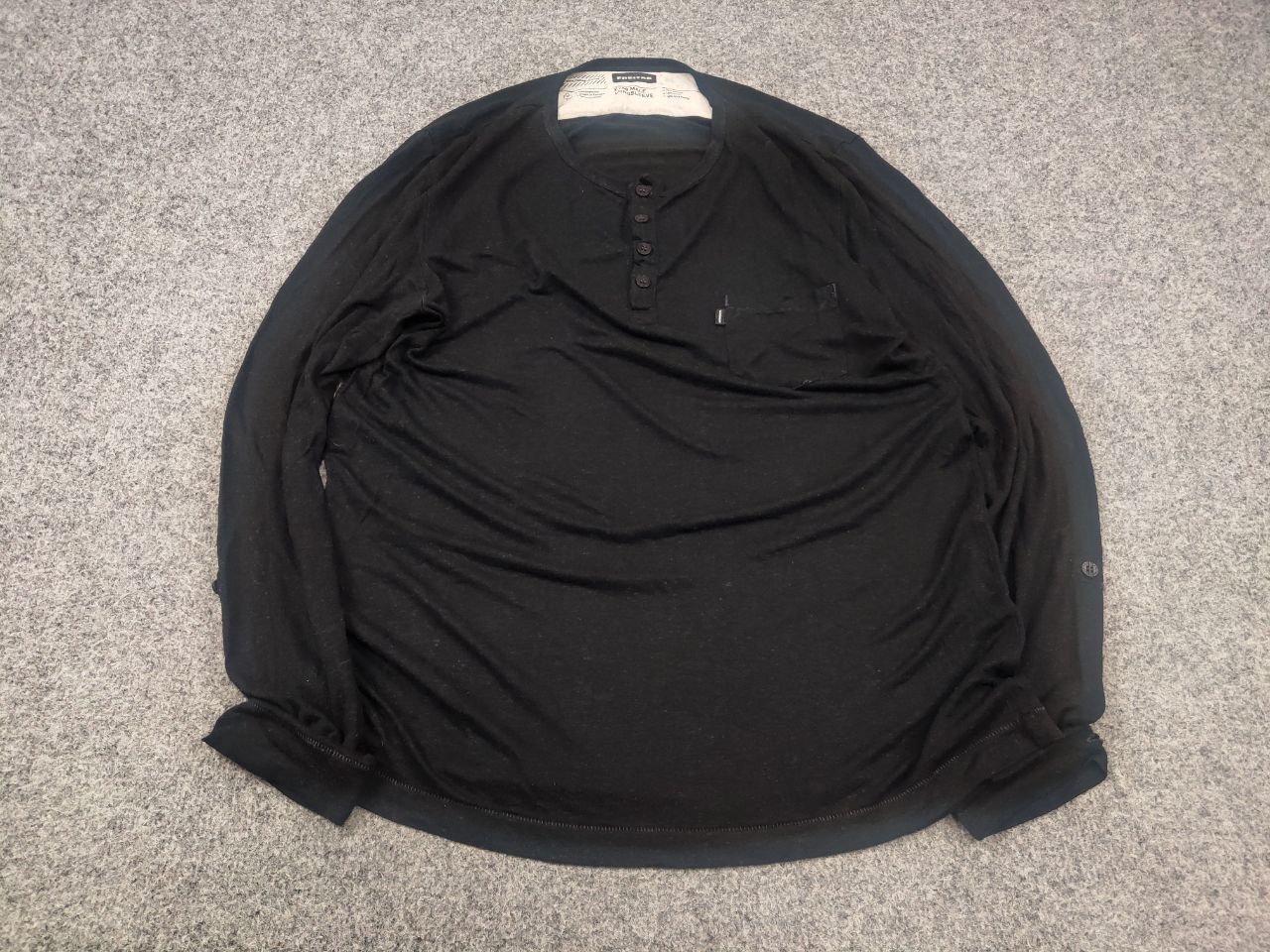 Freitag Freitag E750 Male Black Linen-Modal true hemp Long sleeve Size US M / EU 48-50 / 2 - 2 Thumbnail