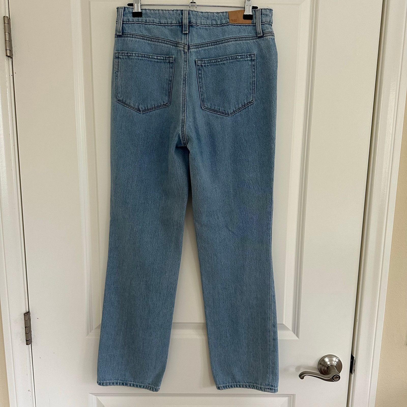 Paige Paige Denim Noella Straight Relaxed Medium Light Wash 27x29 Size 27" / US 4 / IT 40 - 4 Thumbnail