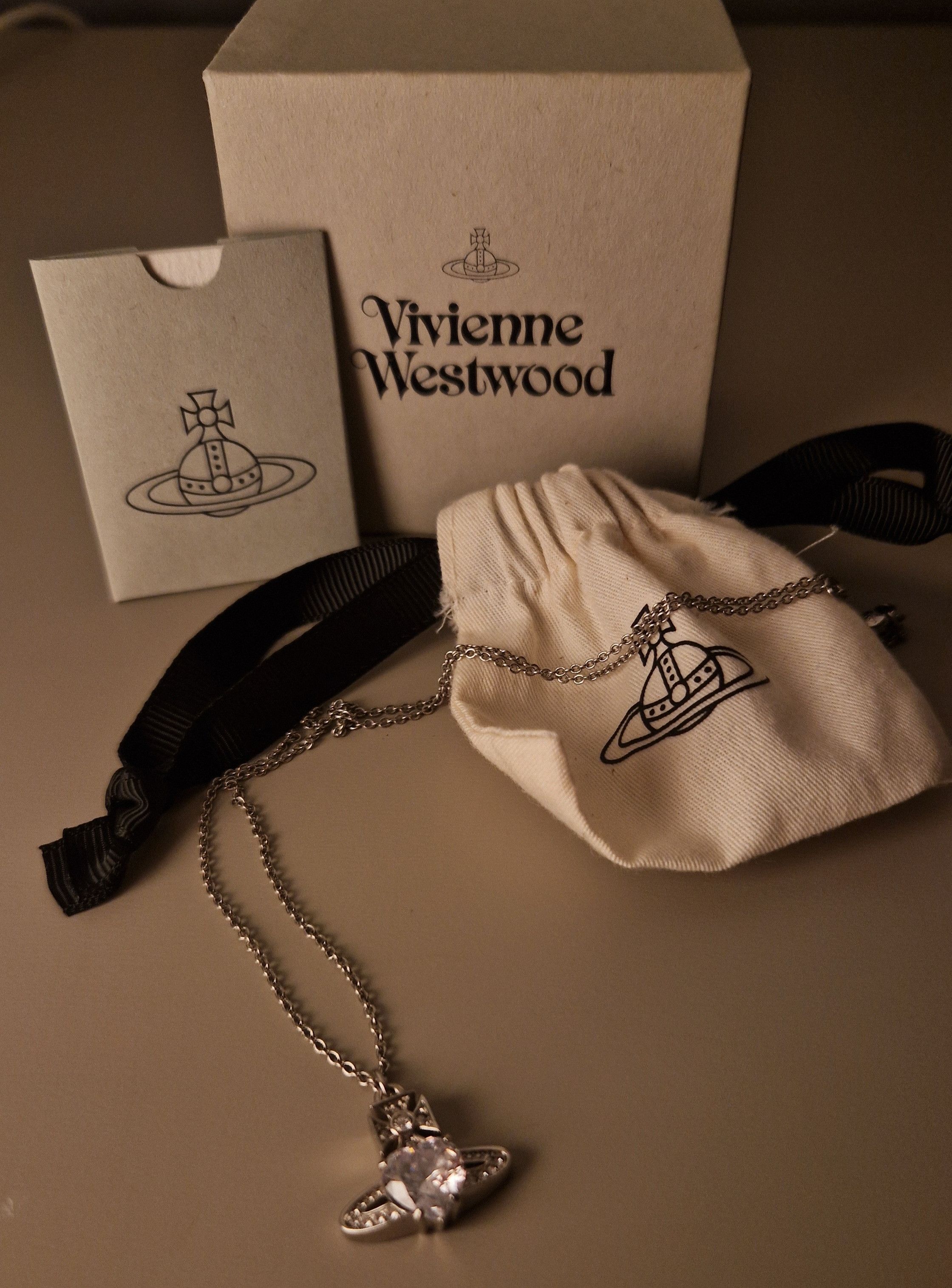 Vivienne Westwood Arellia Pendant Necklace Size ONE SIZE - 1 Thumbnail