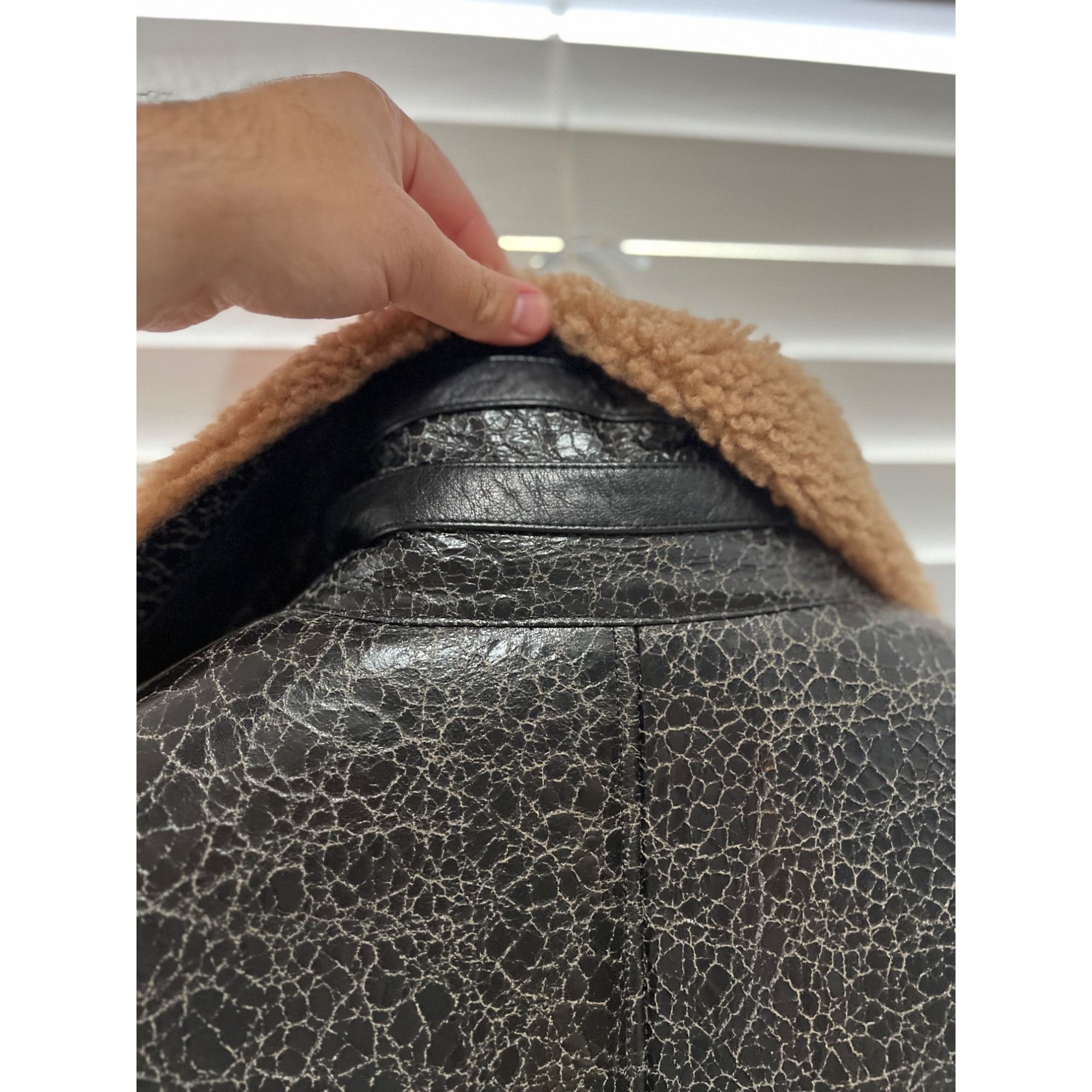 Hugo Boss Hugo Boss Leather Sheepskin and Real Fir Lined Mens Jacket N Size US XS / EU 42 / 0 - 10 Thumbnail