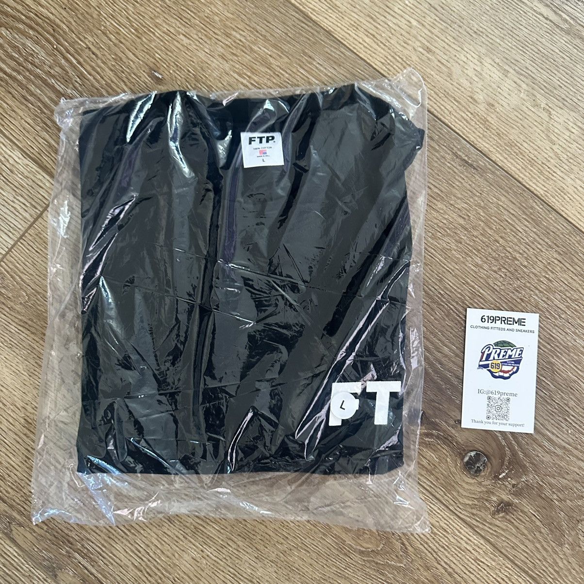Fuck The Population FTP flocked logo tee Black L Size US L / EU 52-54 / 3 - 1 Thumbnail