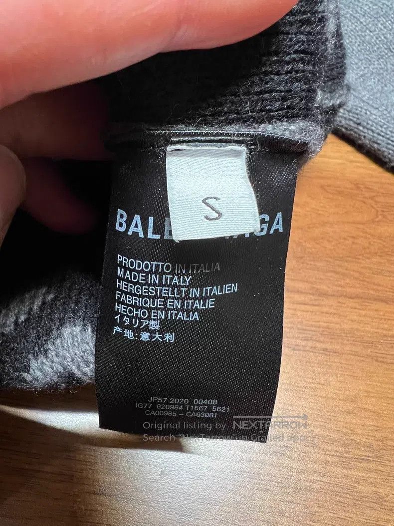 Balenciaga Balenciaga Classic Full-Printed Sweater Size US S / EU 44-46 / 1 - 4 Thumbnail