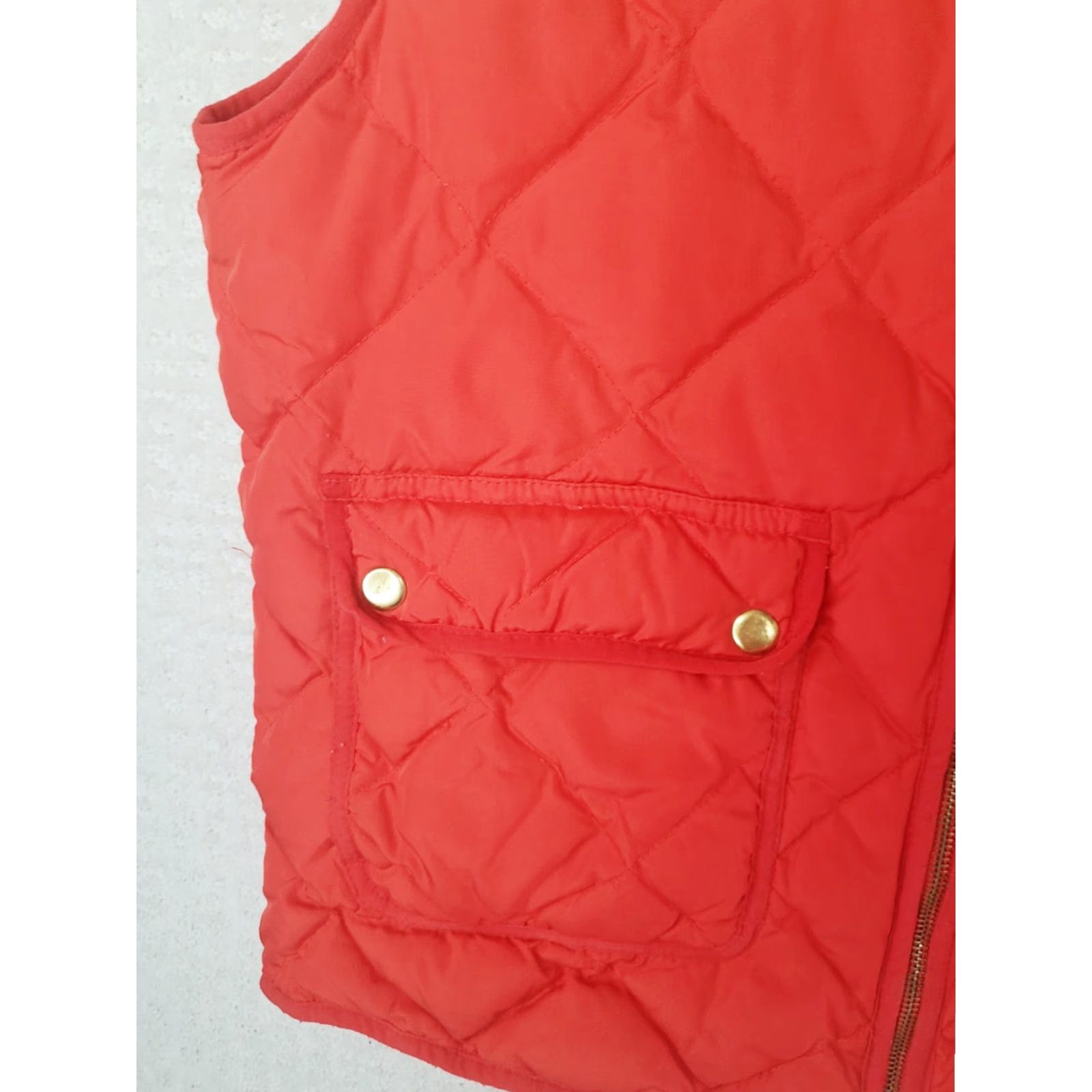 Vintage Woolrich Vest Red L Down Woolrich Full Zipper Puffer Pockets Woolrich Women Regular Size Vest Womens Size L / US 10 / IT 46 - 3 Thumbnail
