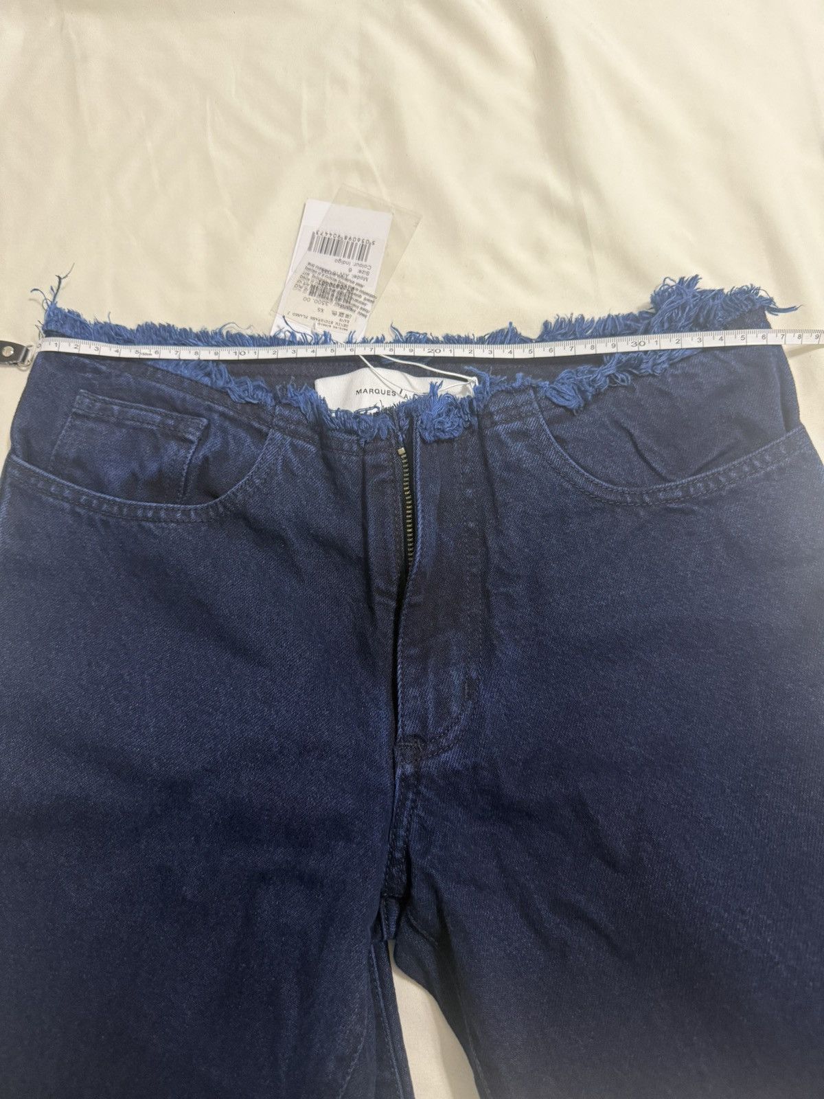 Marques'Almeida NWT Marquise Almeida denim flare/Raffle jeans frayed hem Size 25" / US 0 / IT 36 - 4 Thumbnail