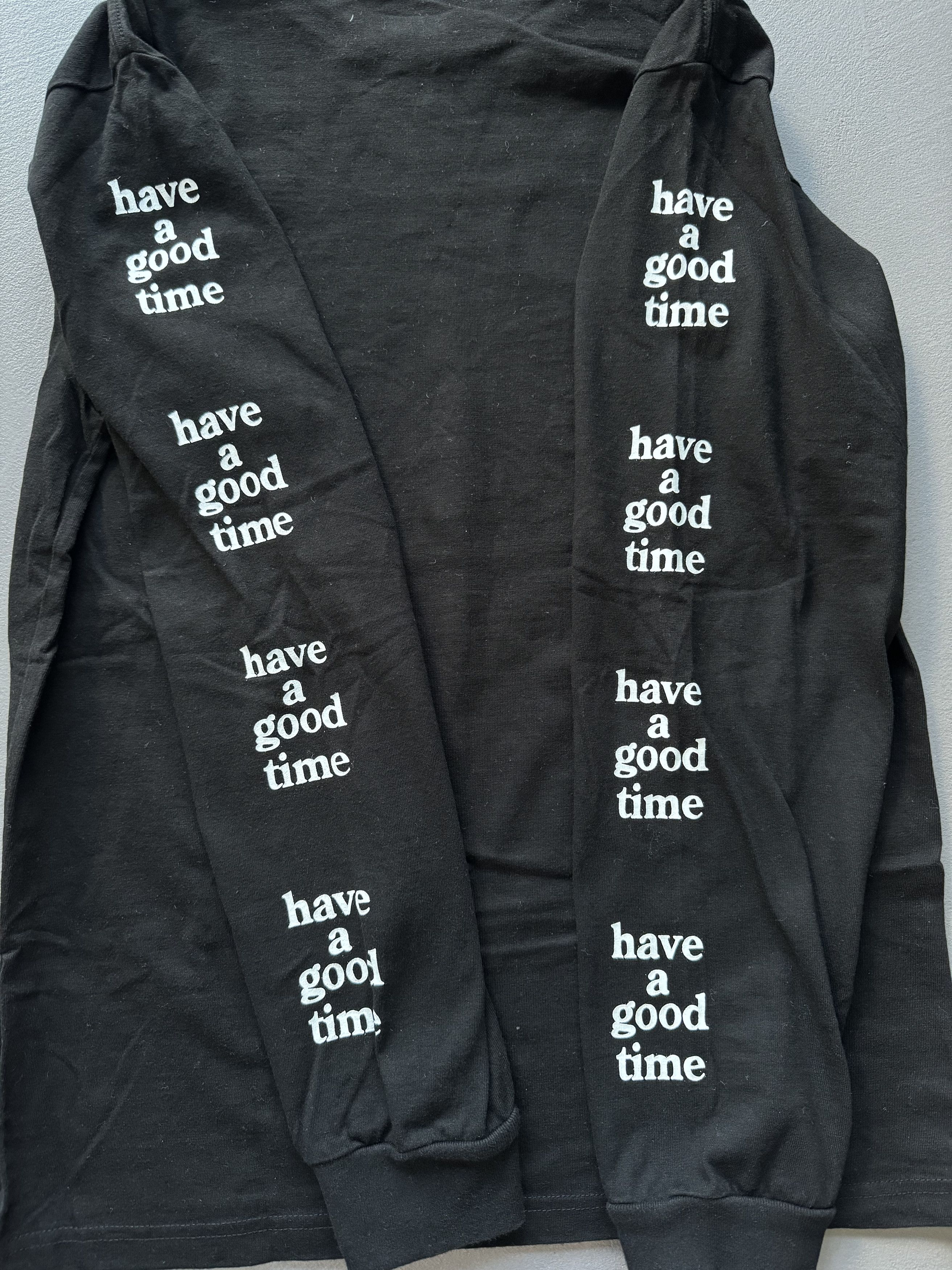 Have A Good Time Have A Good Time Logo Long Sleeve T-shirt, Black Size US M / EU 48-50 / 2 - 4 Thumbnail