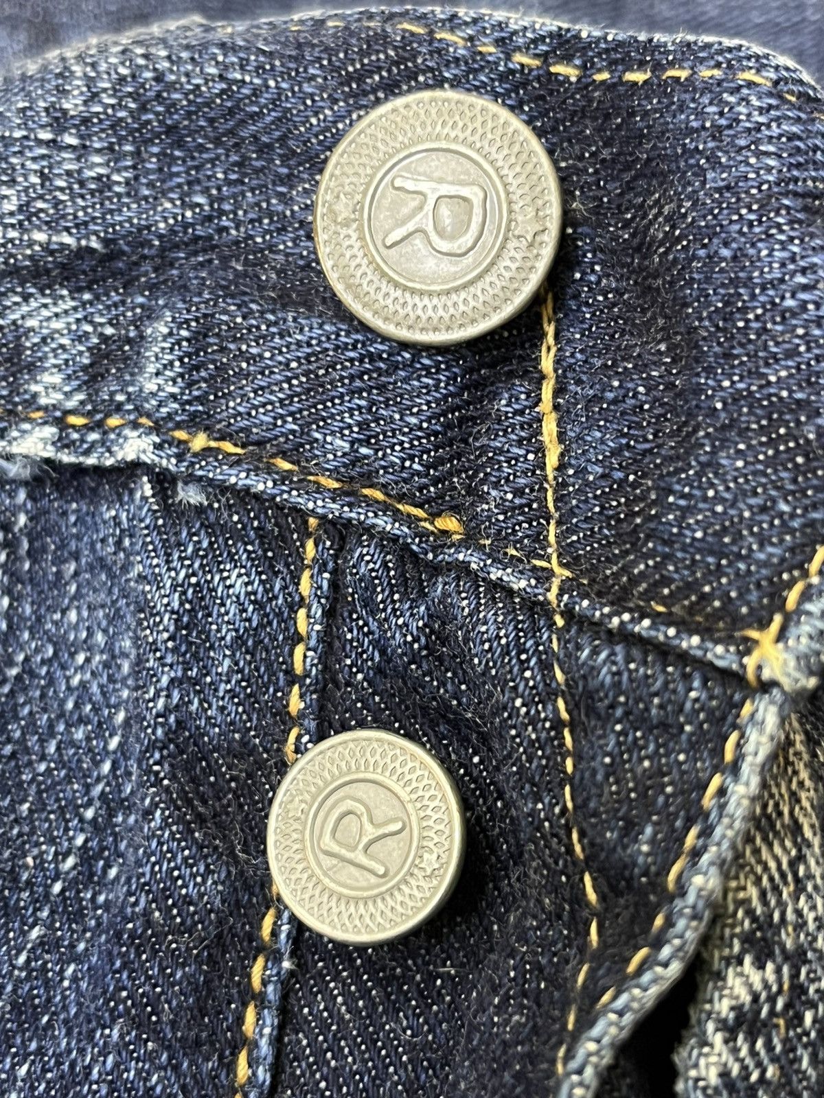 45rpm r.i.p🔥Vintage 45RPM STUDIO ripped made in japan jeans Size US 34 / EU 50 - 20 Thumbnail