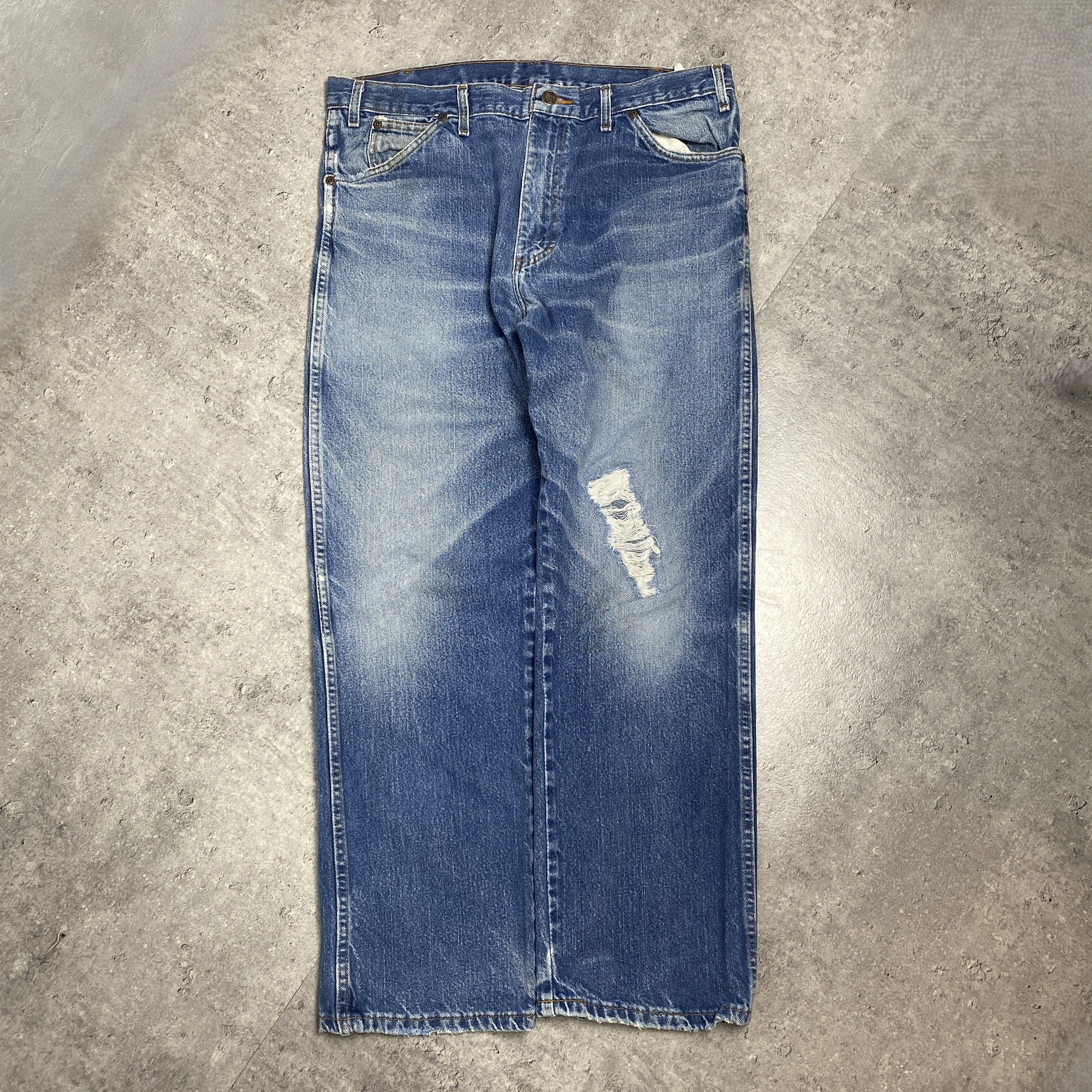Dickies × Vintage Dickies workwear distressed baggy jeans - 32 Size US 32 / EU 48 - 1 Thumbnail