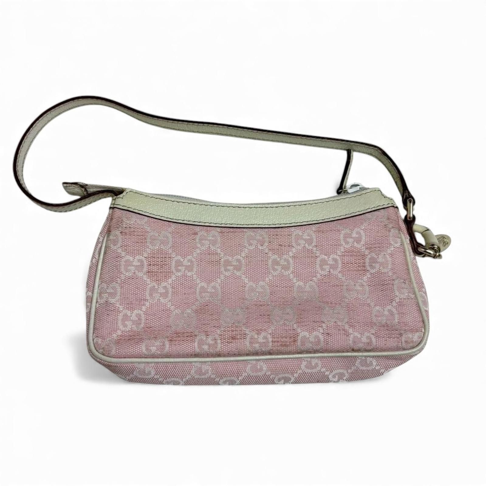 Gucci Gucci - Pink Monogram Shoulder Bag Size ONE SIZE - 3 Thumbnail
